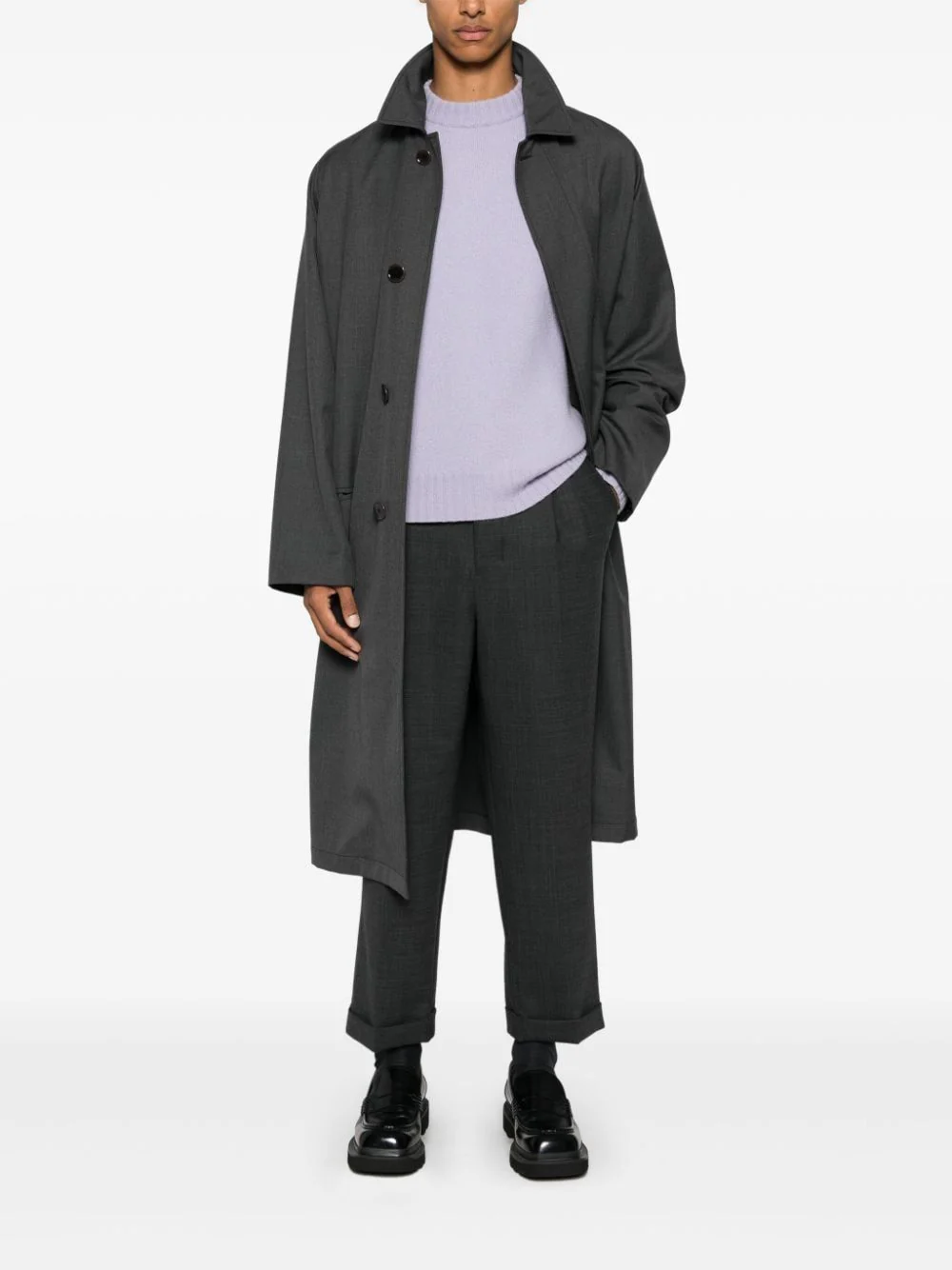 Ami Paris Tailored Carrot Fit Trousers - Image 2
