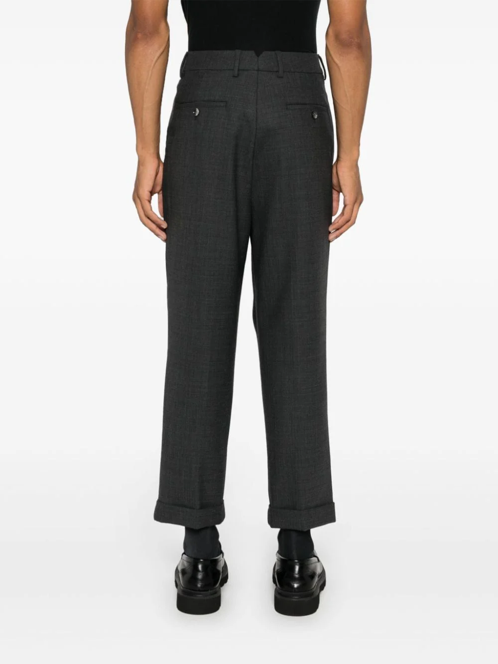 Ami Paris Tailored Carrot Fit Trousers - Image 4