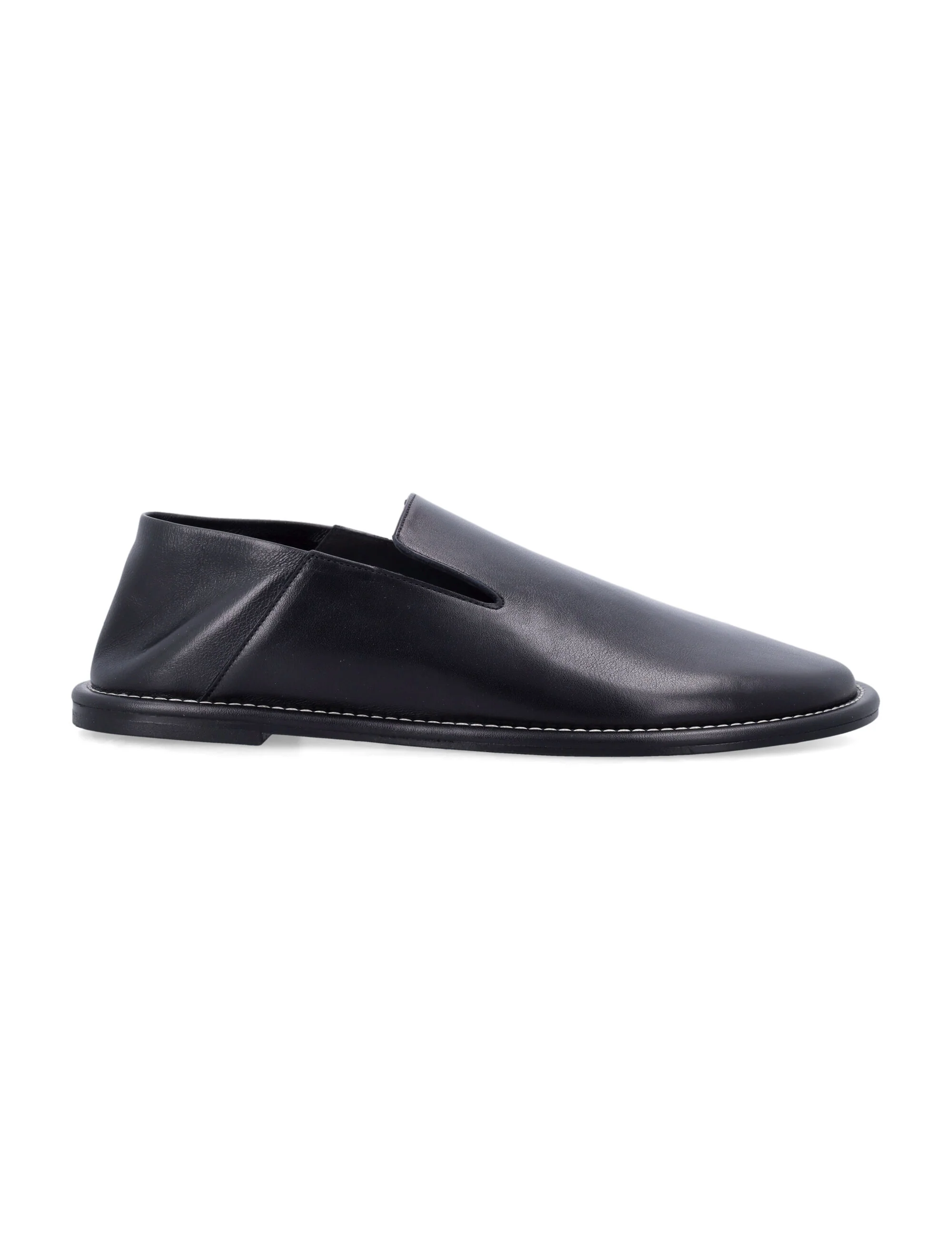 Ami Paris Topstitched Loafers