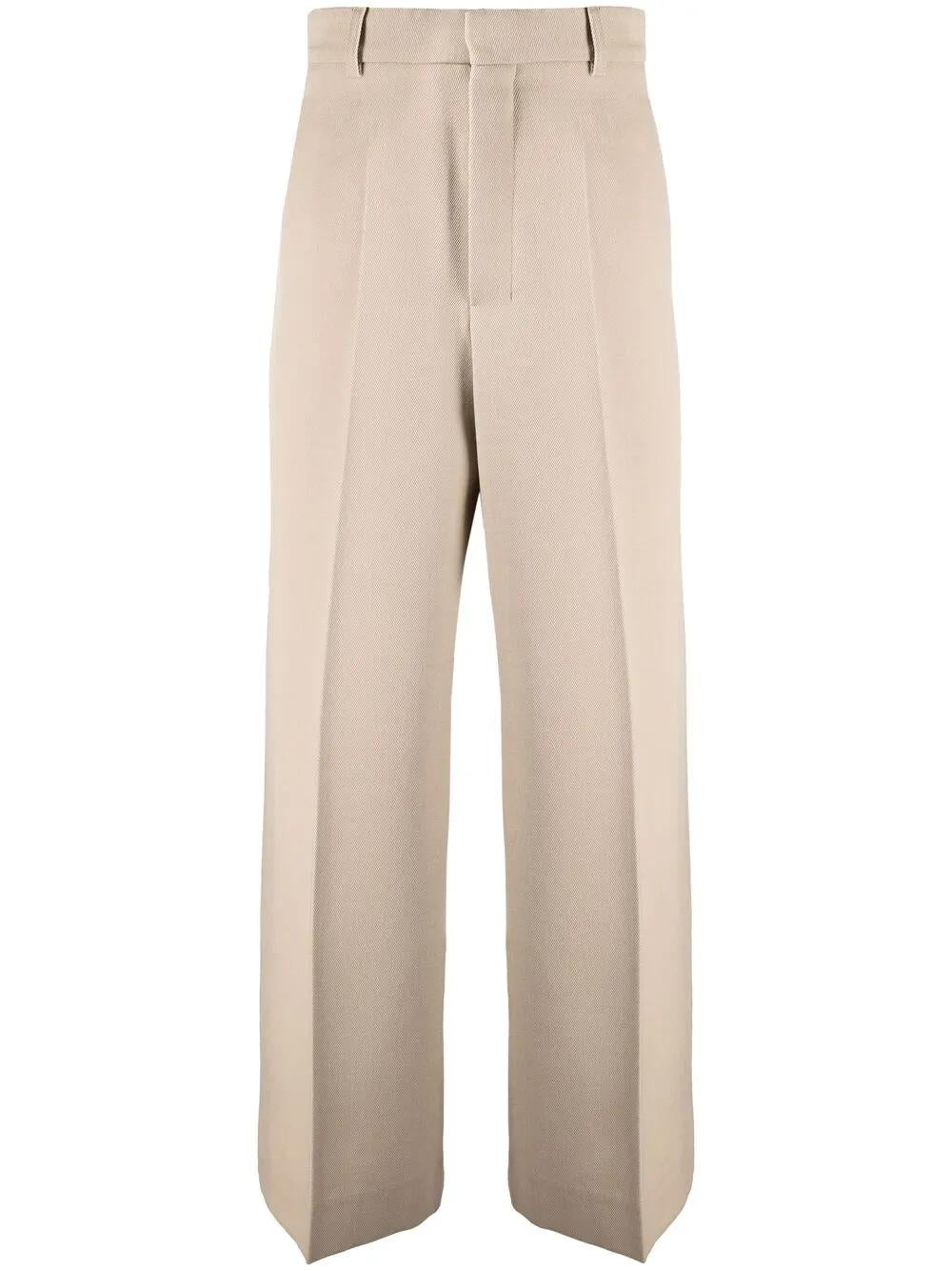 AMI PARIS Wide Leg Virgin Wool Pants