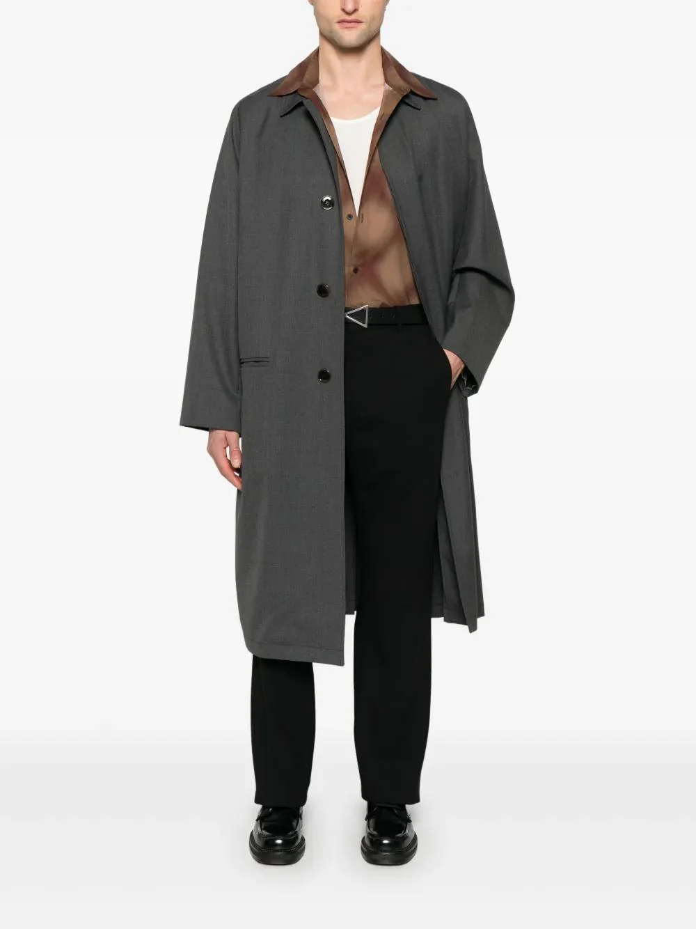 AMI PARIS Wool Straight Trousers - Image 2