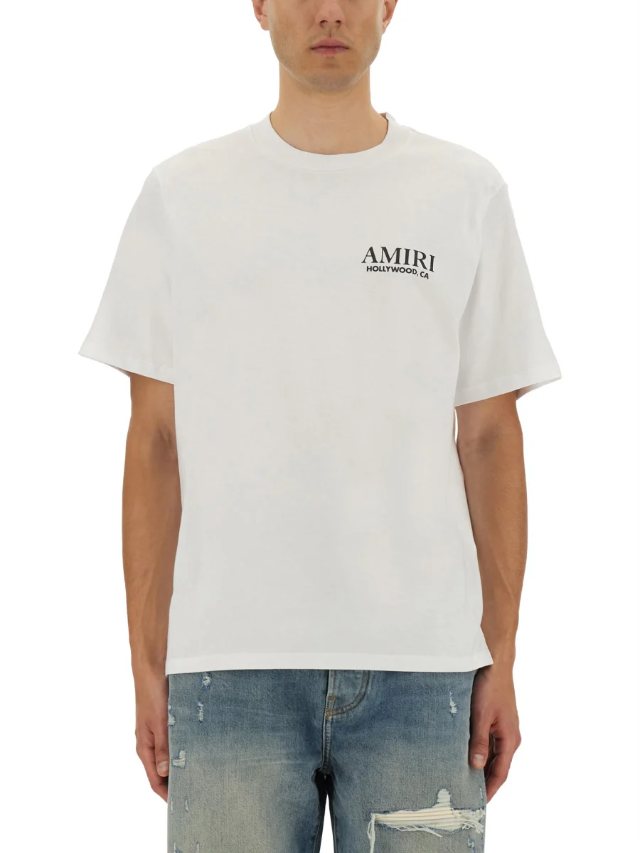 AMIRI Bones Stacked Cotton T-shirt - Image 6