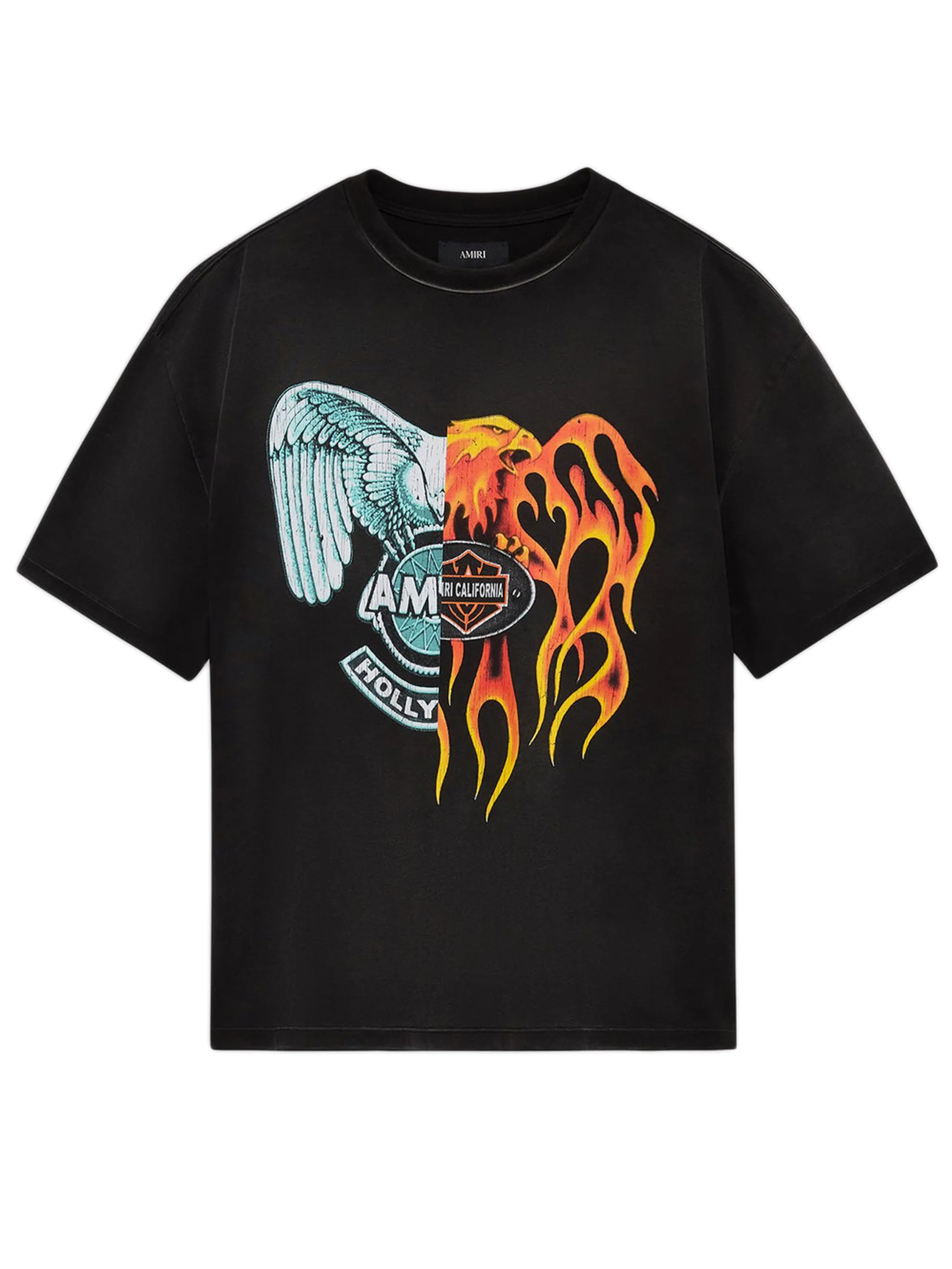 Amiri Graphic Print Round Neck T-shirt - Size M