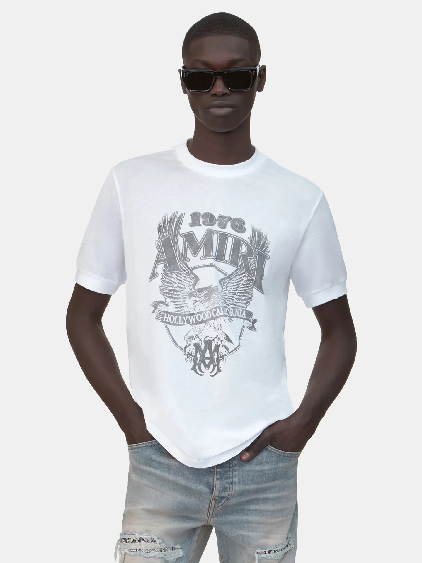 Amiri Graphic Printed T-Shirt with Round Neck - Size M - Image 3
