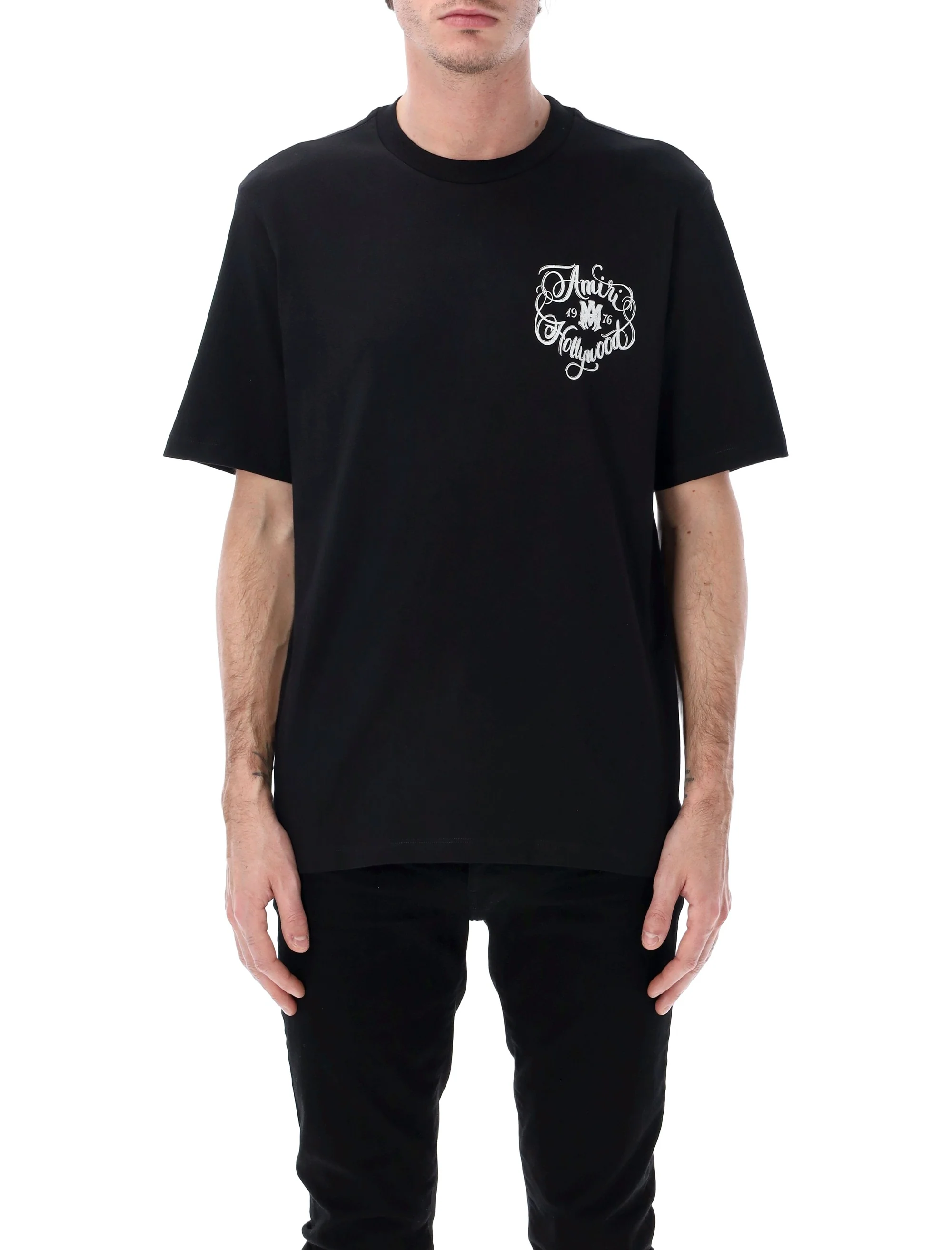 Amiri Hollywood Lettering-print T-shirt