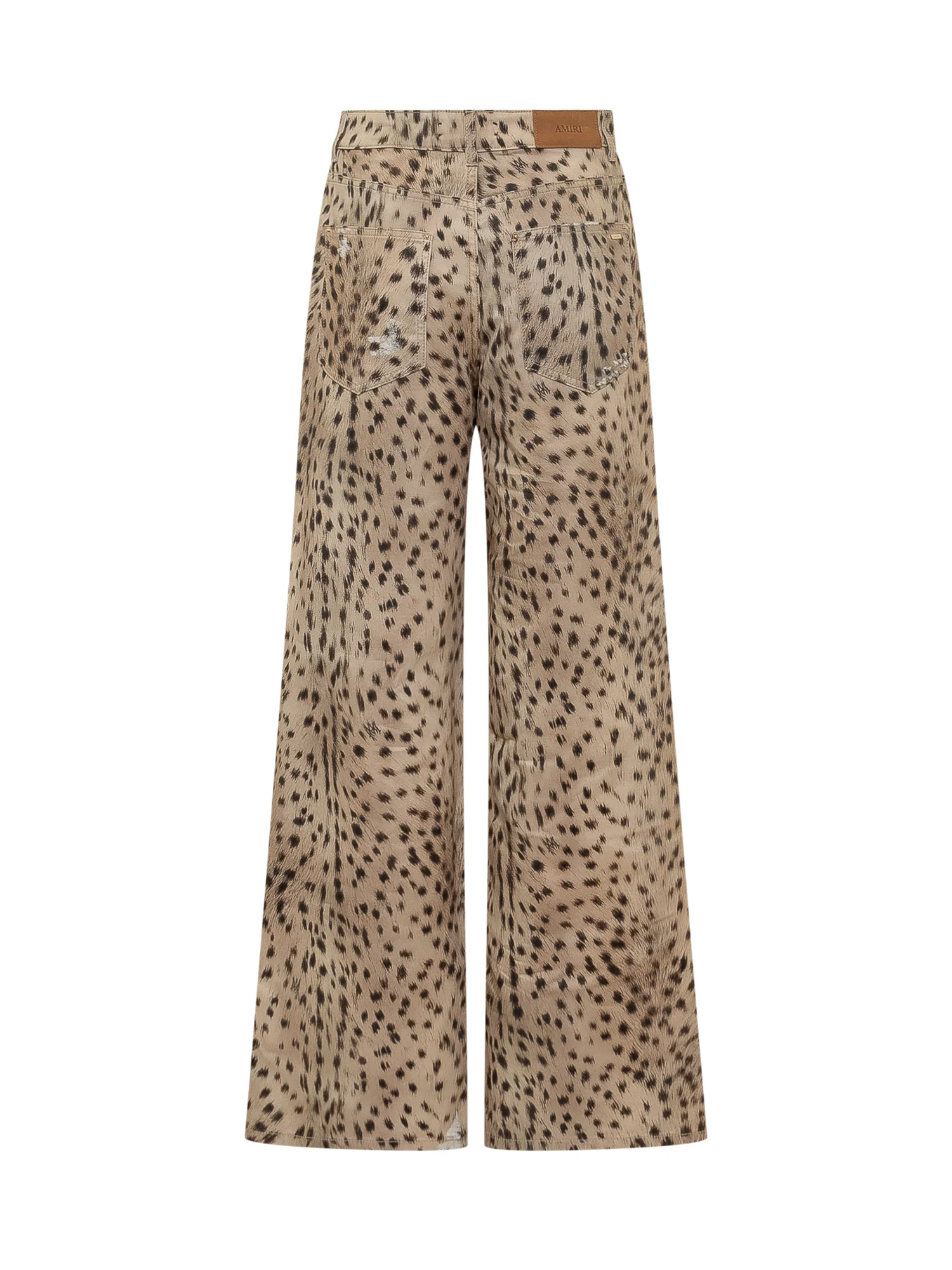 Amiri Jet Set Animal Print Denim Pants - Image 2