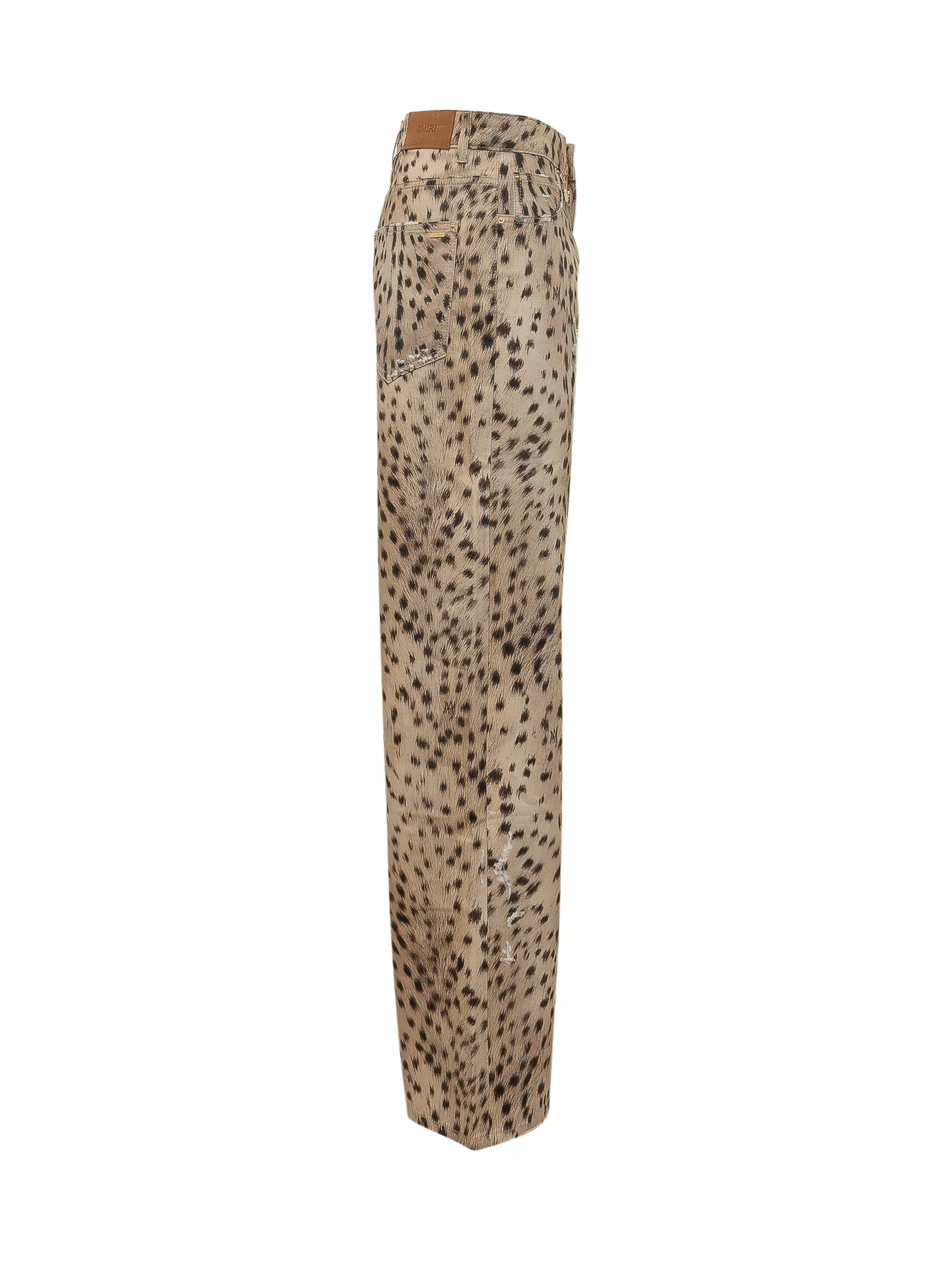 Amiri Jet Set Animal Print Denim Pants - Image 3