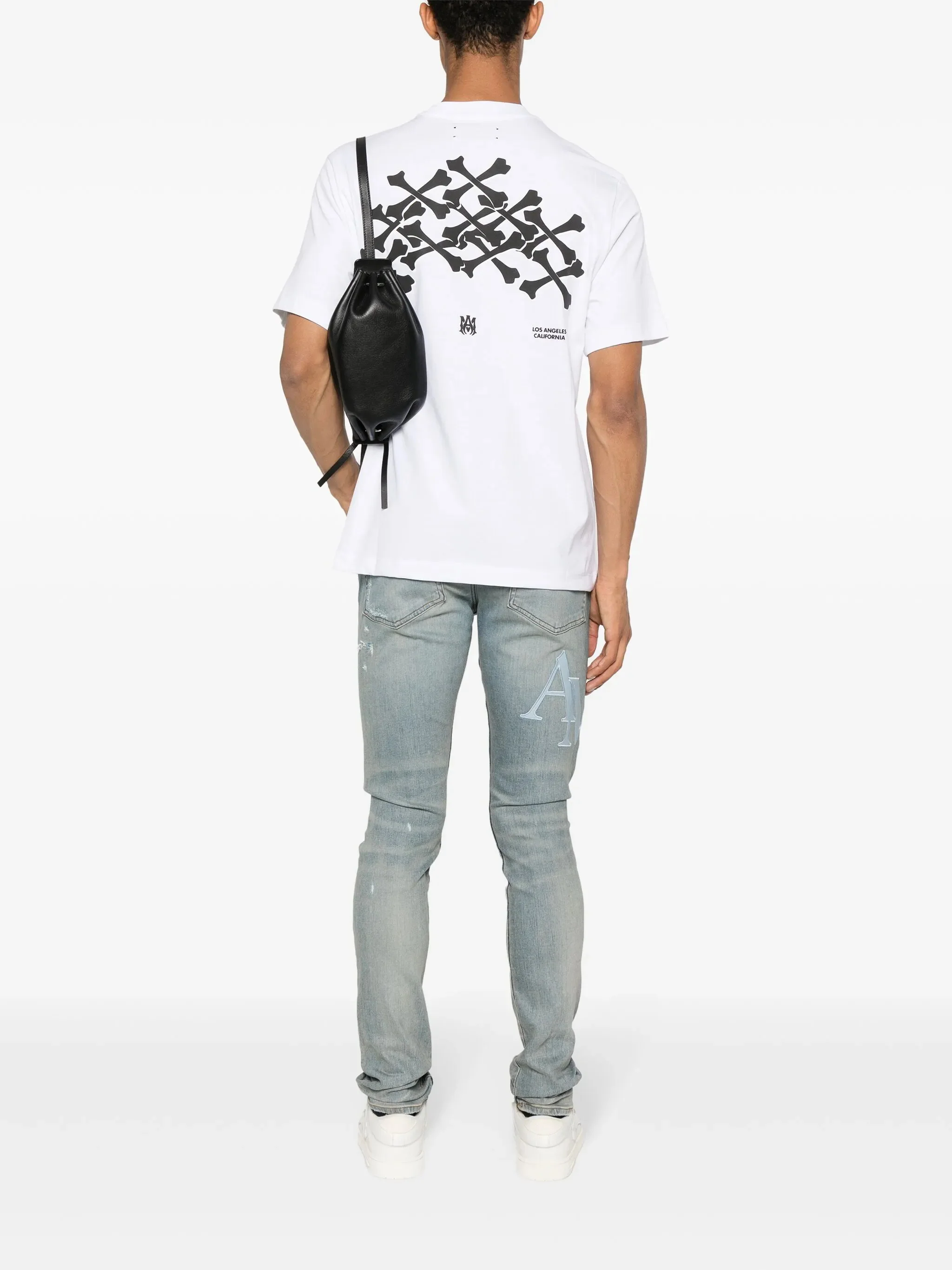 Amiri Men's Ribbed Crew Neck T-Shirt - Size M - Image 2