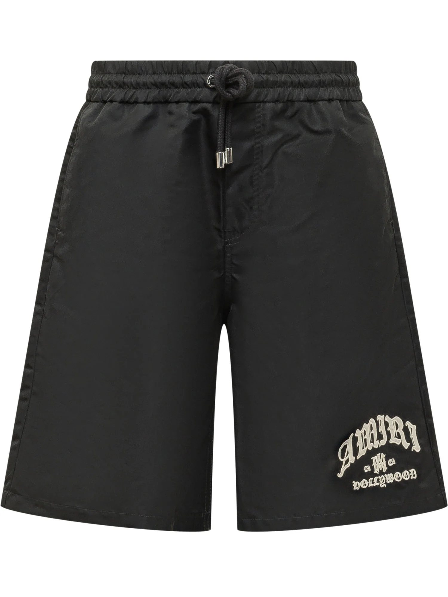 Amiri Mini Shorts with Front Embroidery