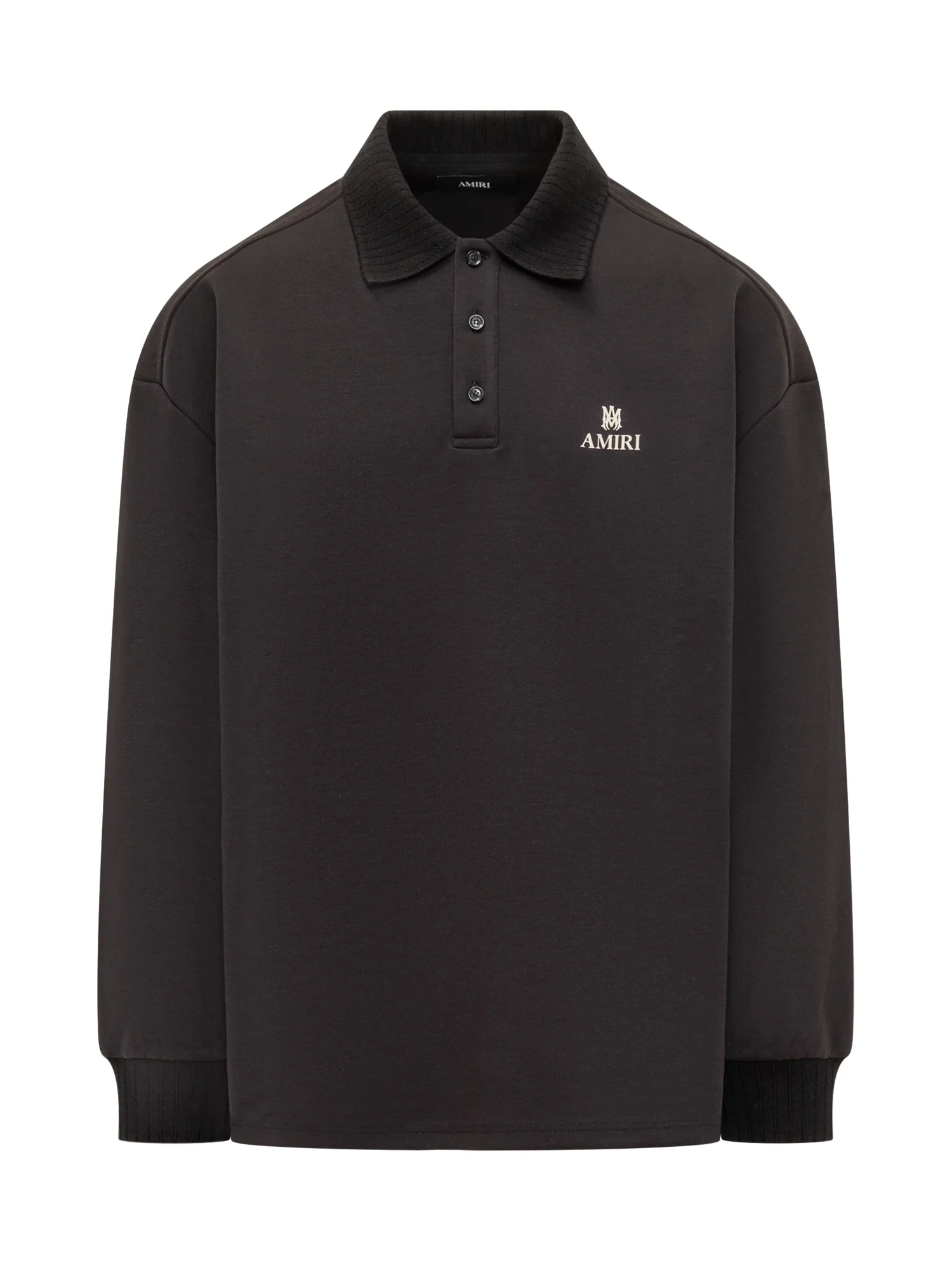 Amiri Oversized Polo with Embroidery