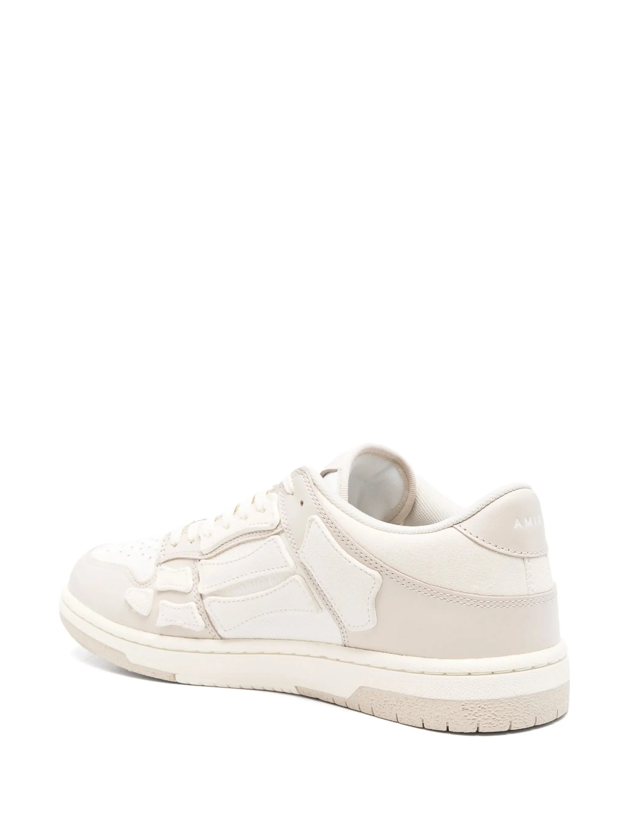 Amiri Sewn Skeleton Leather Applique Sneaker with Two-Tone Rubber Sole - Image 3