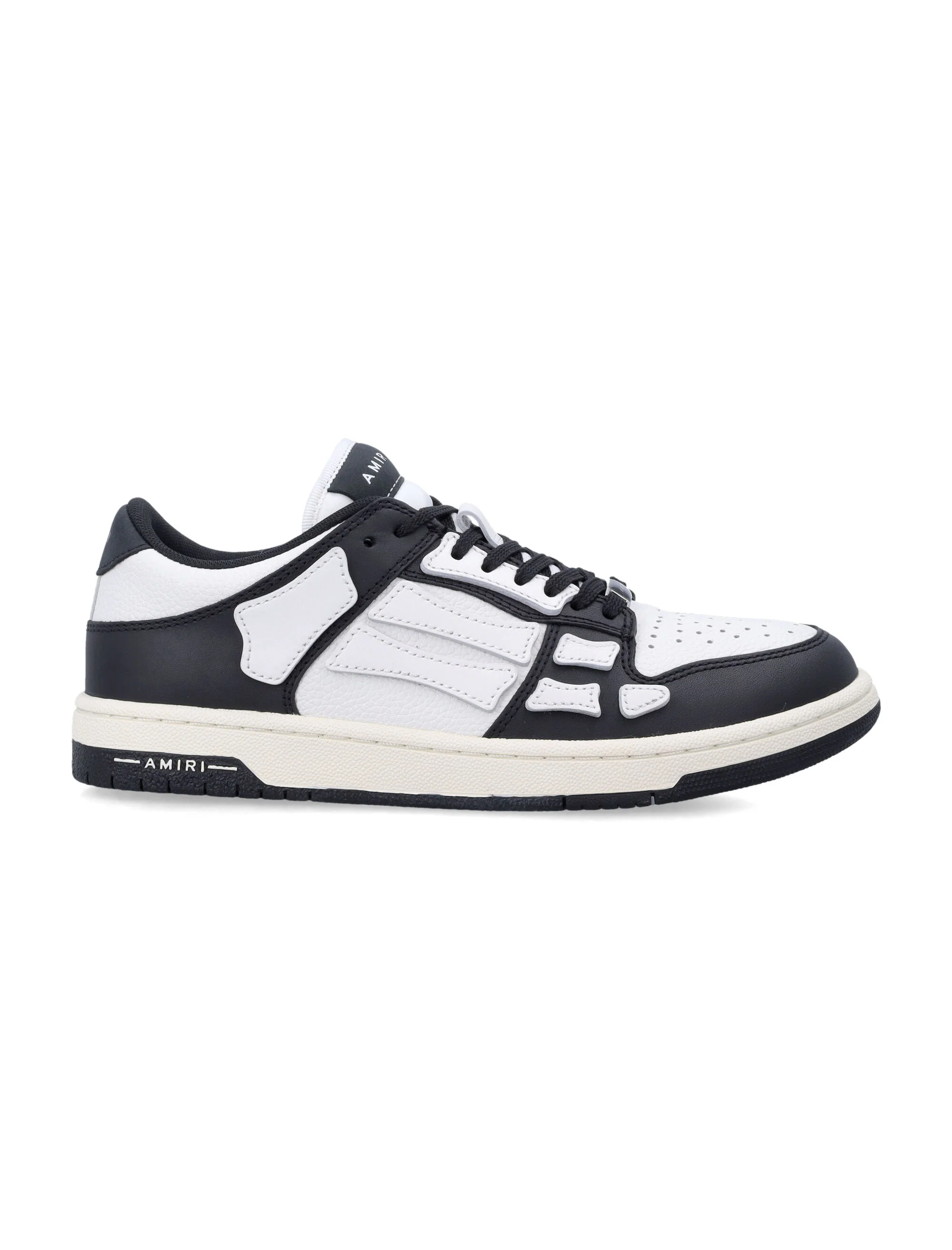 Amiri Skeleton Application Sneakers with Two-Tone Rubber Sole - Image 2