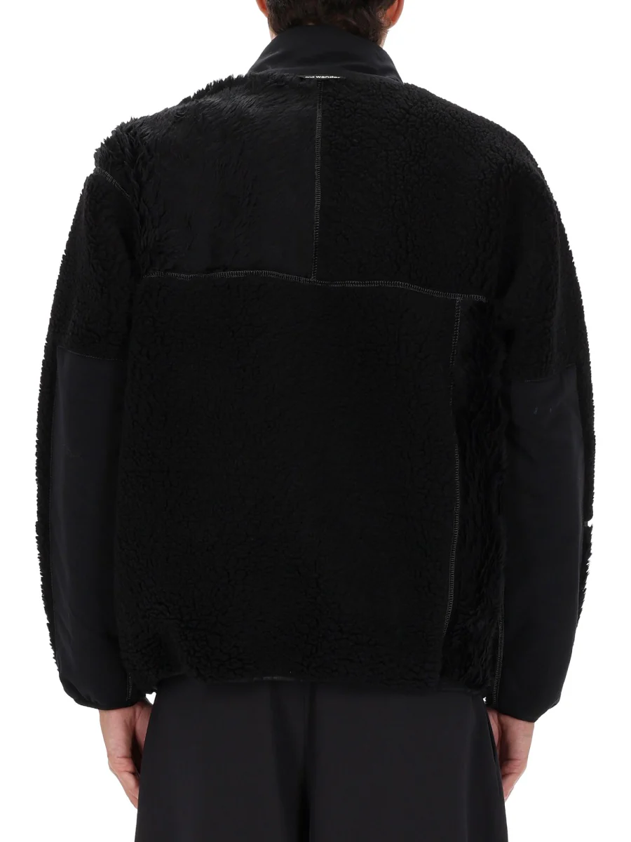 AND WANDER Boa Zip-up Jacket - Image 2