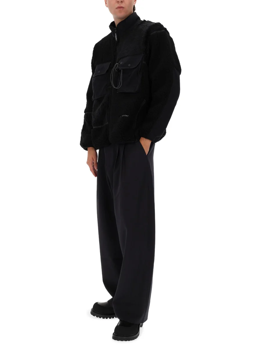 AND WANDER Boa Zip-up Jacket - Image 3