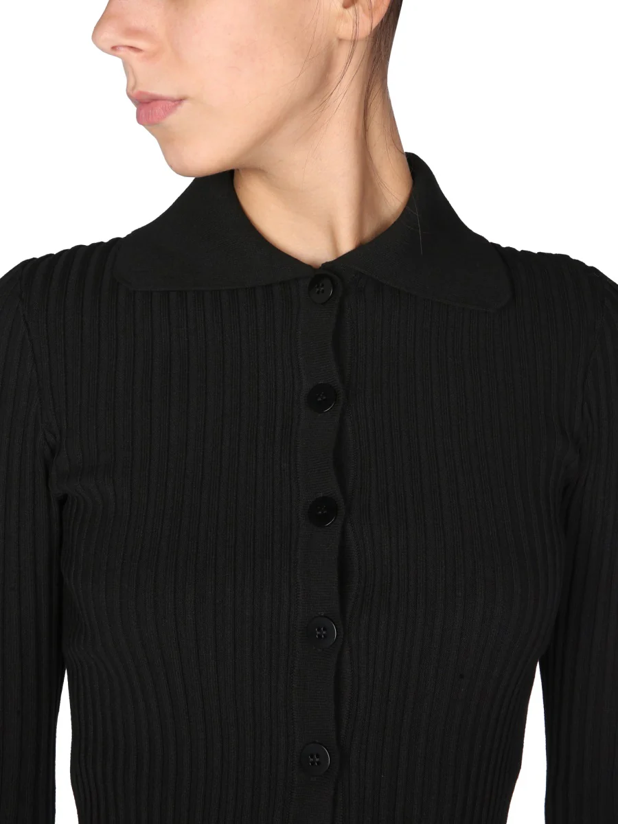 ANDREADAMO Cardigan with Cut Out Details - Image 4