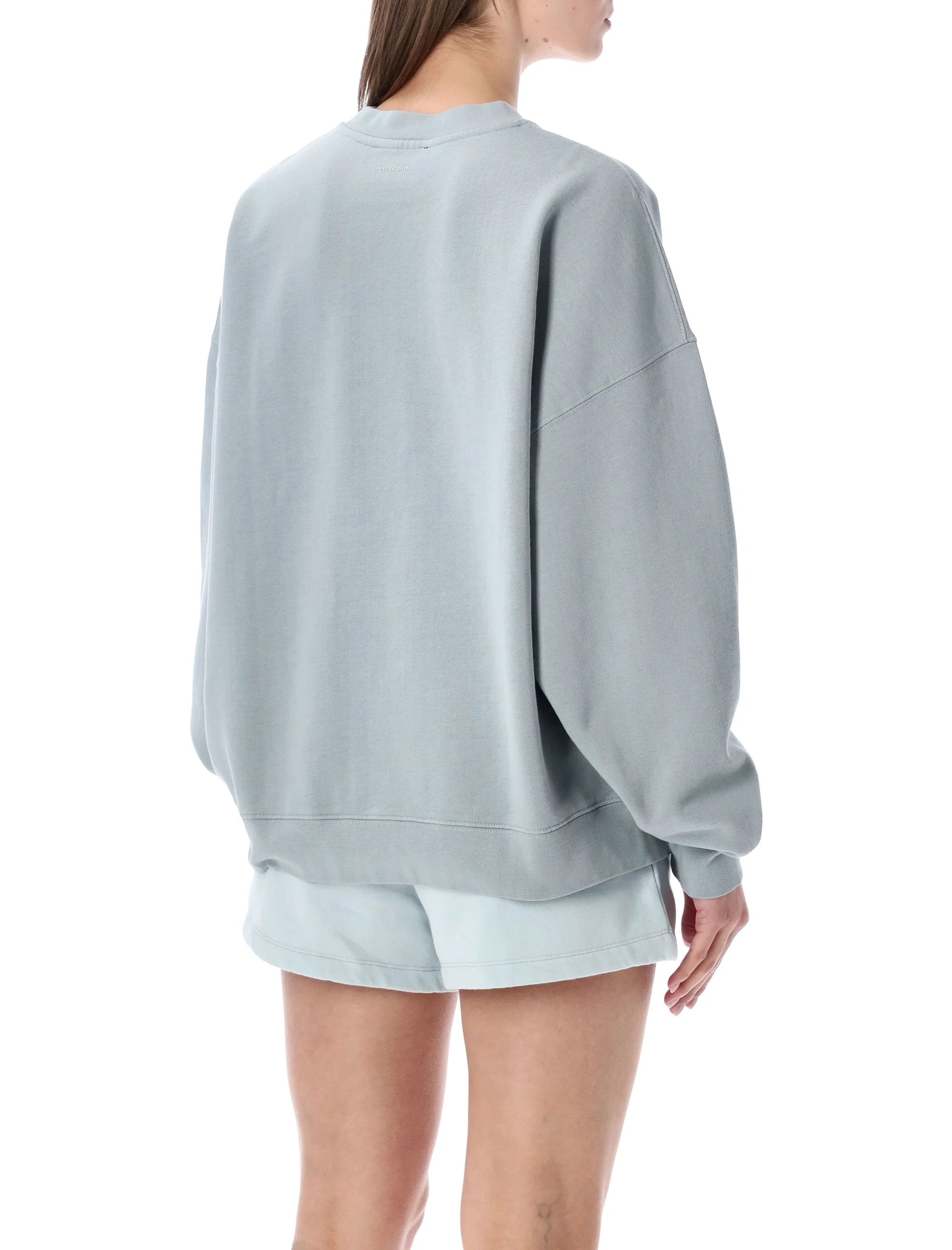 Anine Bing Oversized Sweatshirt with Collegiate Patch - Size S - Image 2