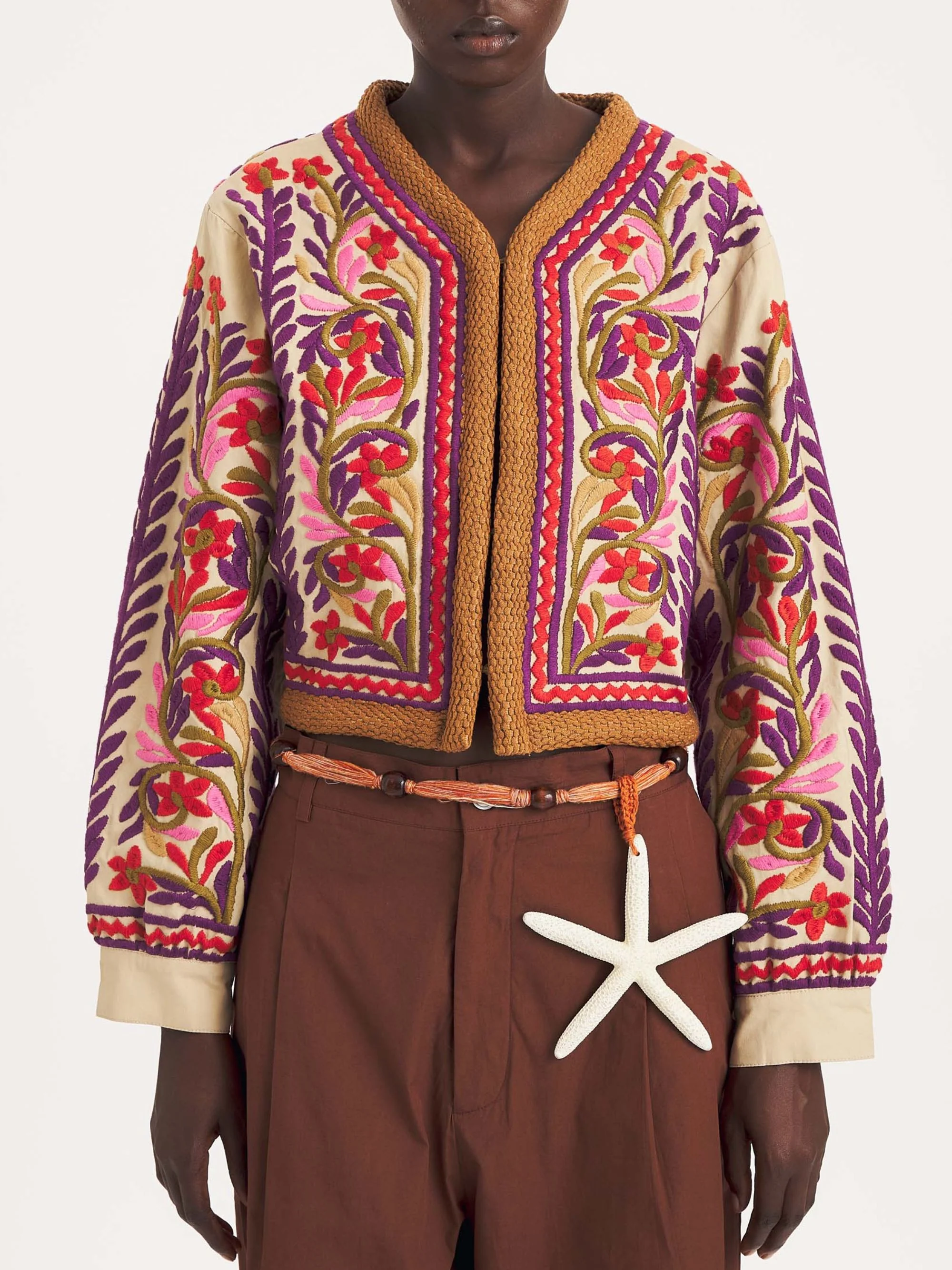 Antik Batik Mini Lightweight Jacket for Women - Image 2