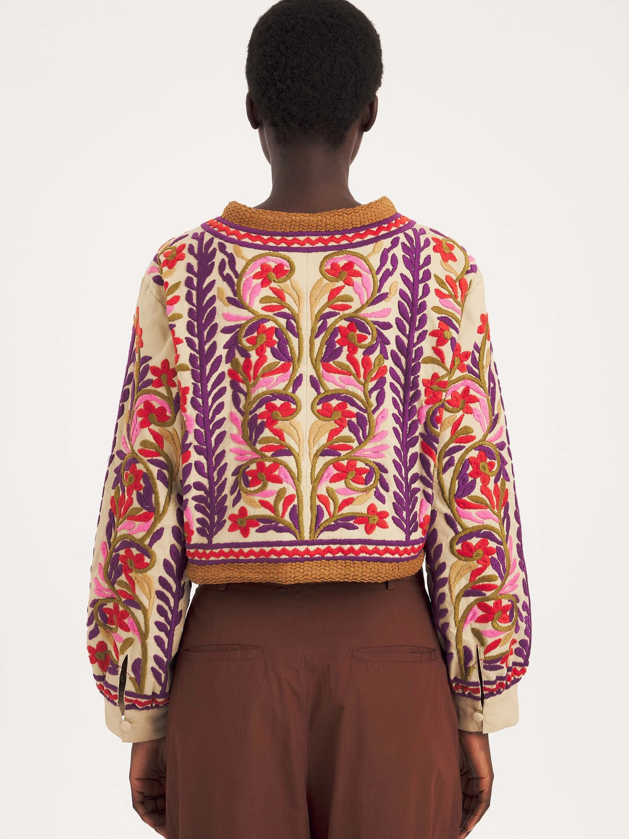 Antik Batik Mini Lightweight Jacket for Women - Image 3