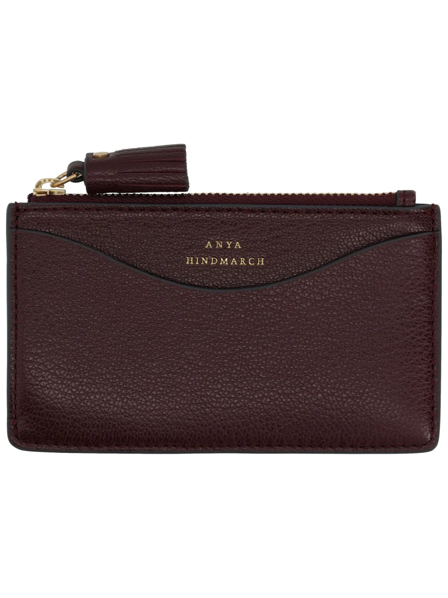 ANYA HINDMARCH Peeping Eyes Small Double Zip Wallet