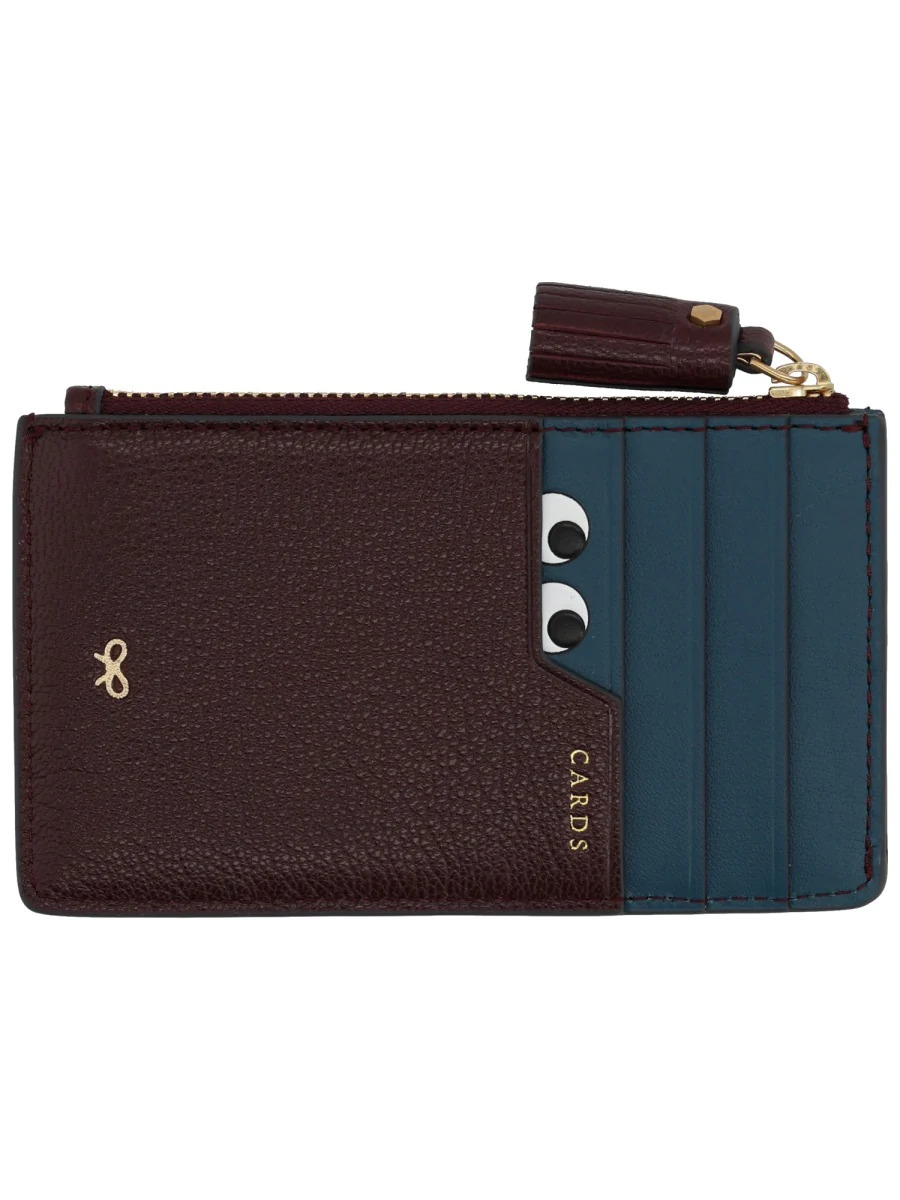 ANYA HINDMARCH Peeping Eyes Small Double Zip Wallet - Image 2