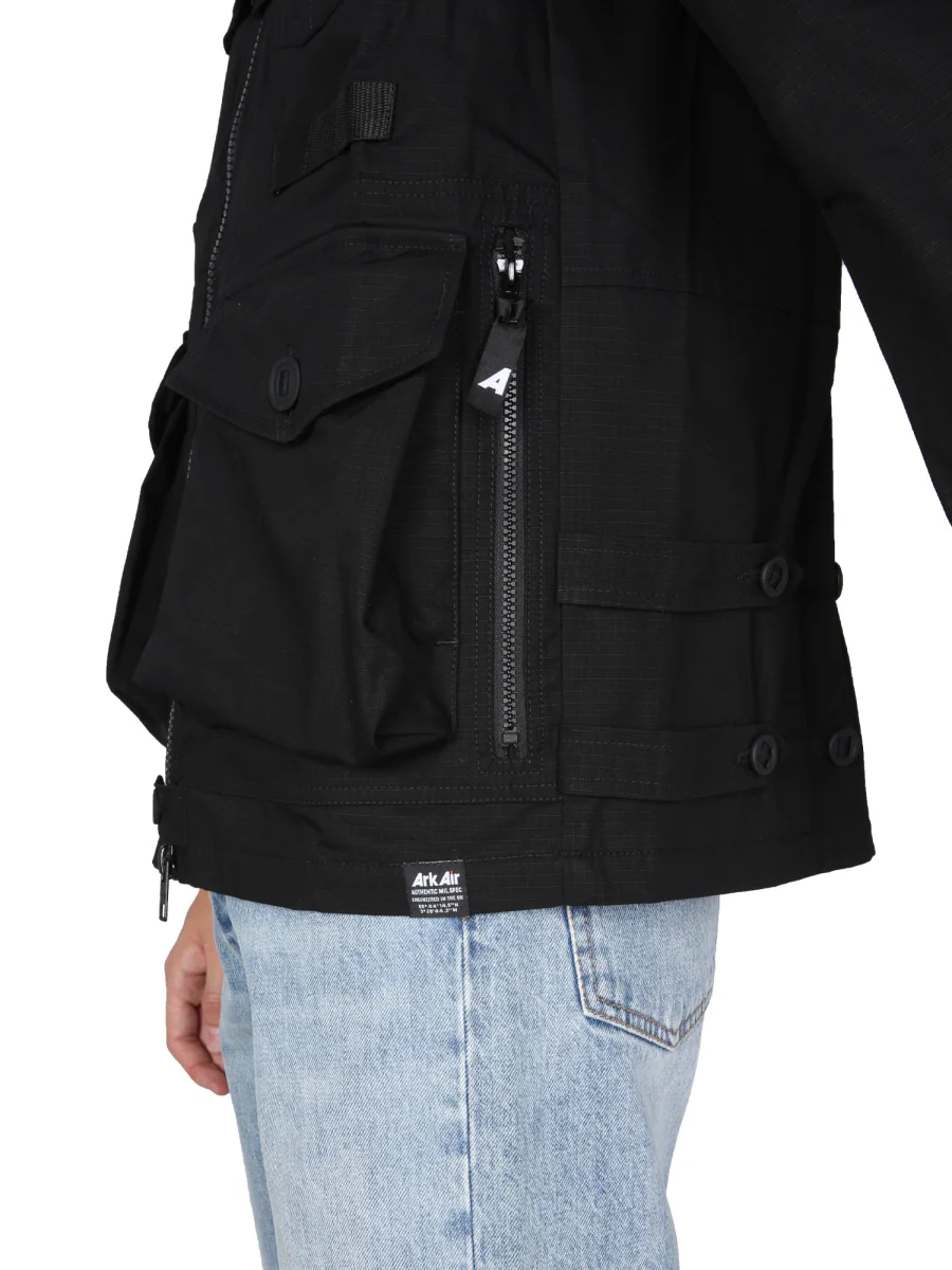 Arkair Men's V-Neck Front Zip Jacket - Image 3