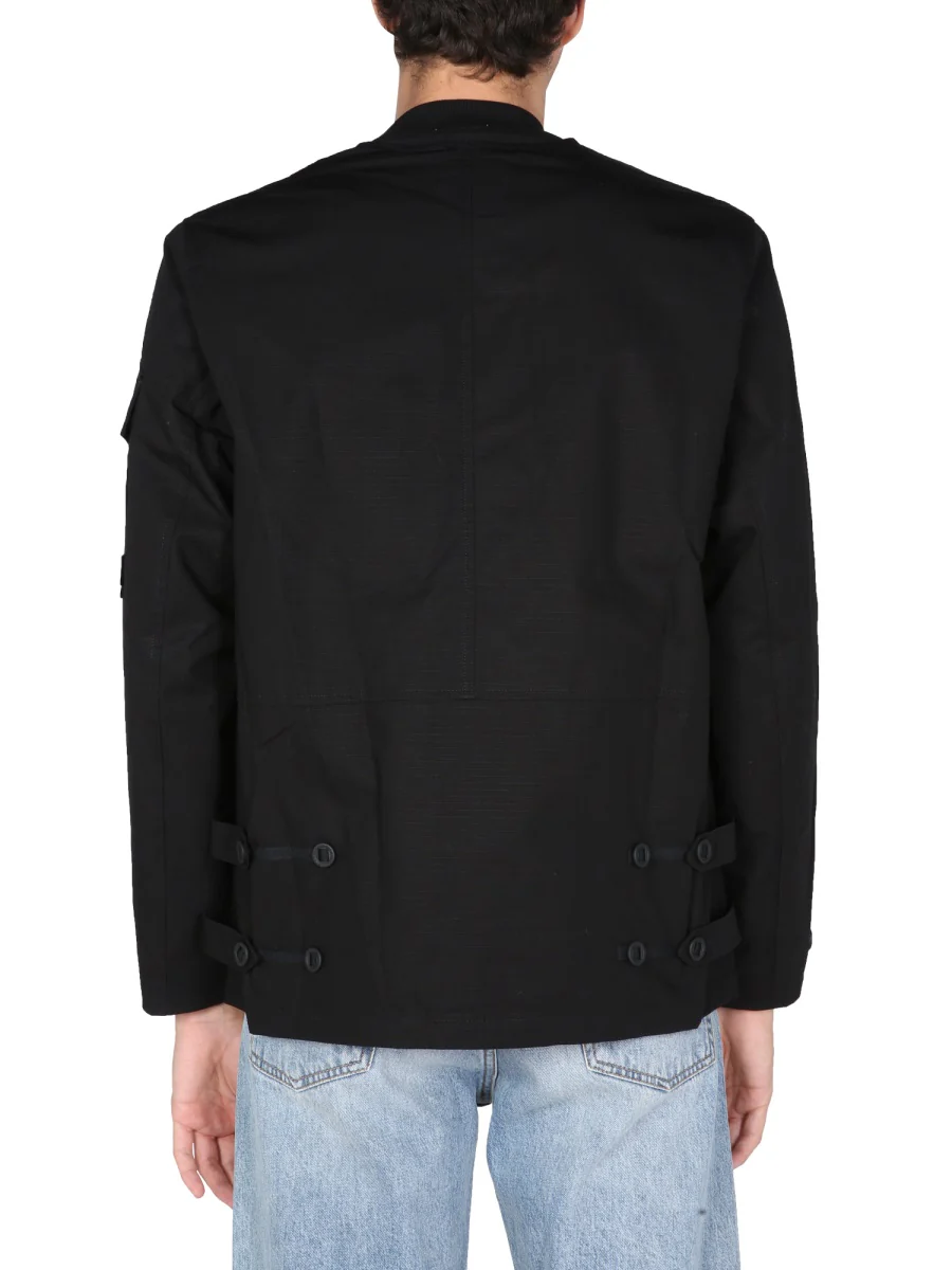Arkair Men's V-Neck Front Zip Jacket - Image 4