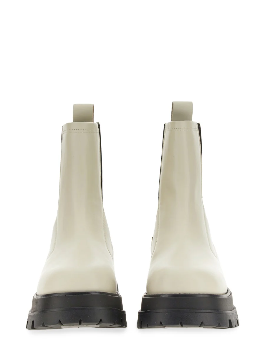 ASH Elite Pull on Rounded Toe Elasticated Tabs Chunky Heel Ankle Boots - Image 2