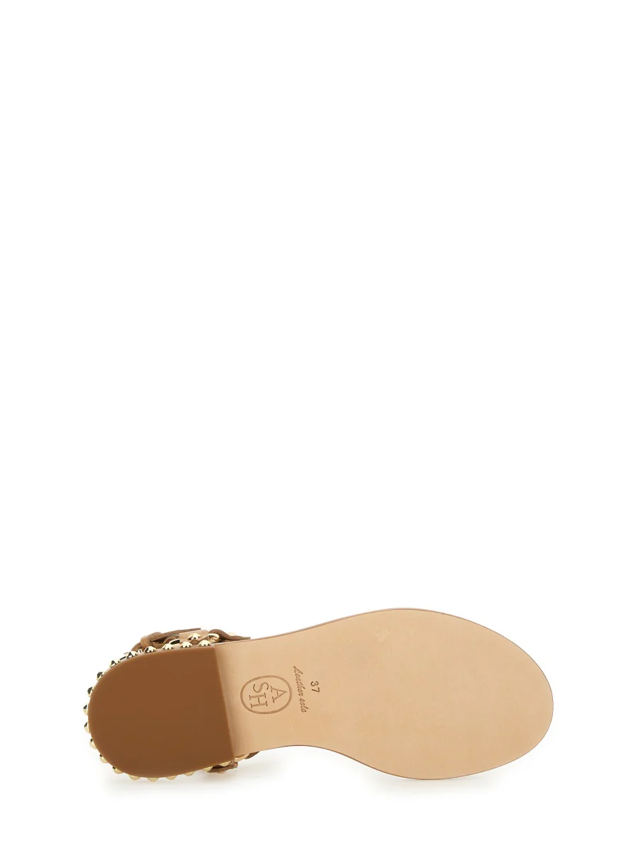 ASH Patsy Bis Croc Printed Embellished Flat Sandal - Image 5