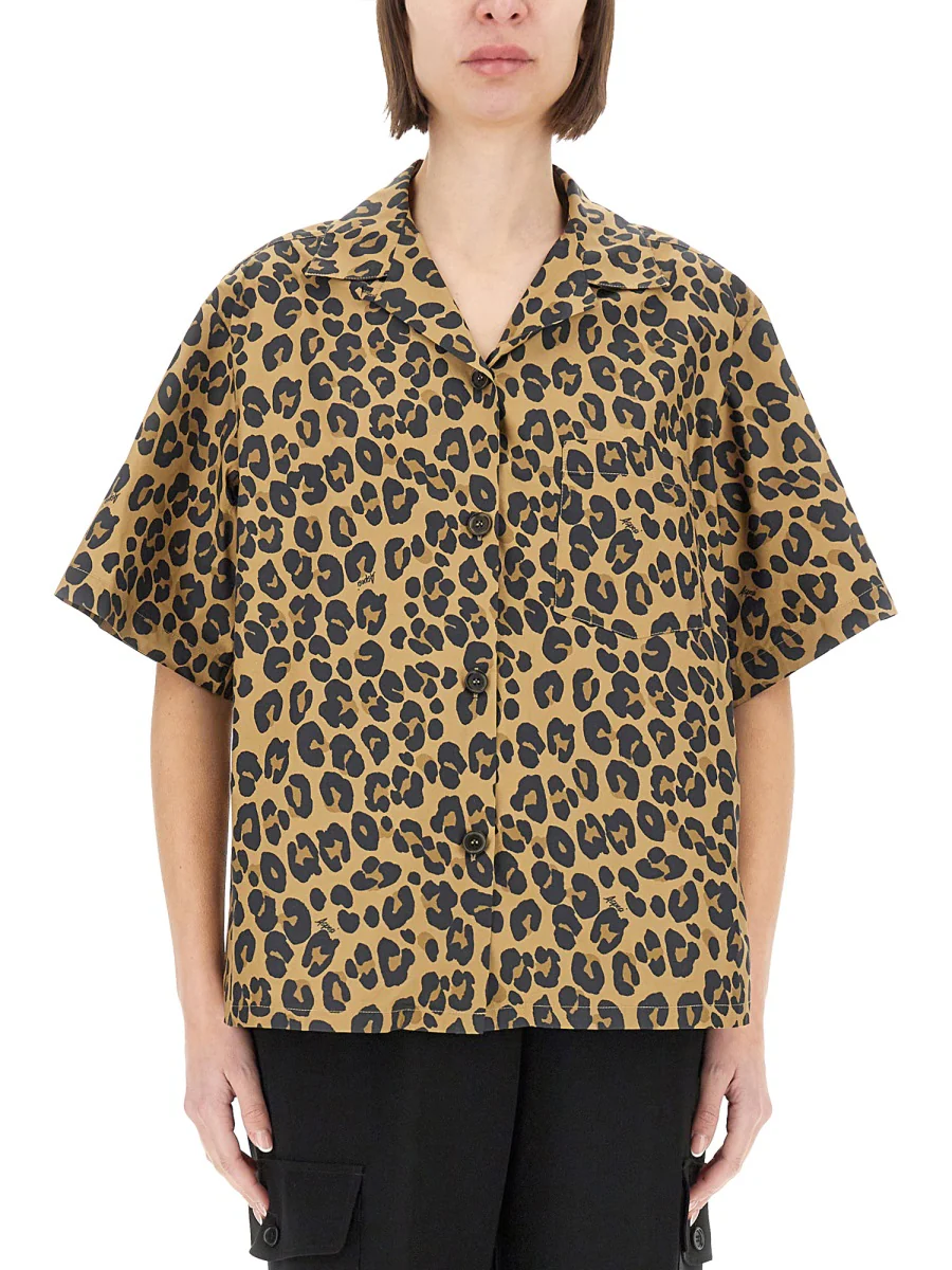 ASPESI Animal Print Shirt