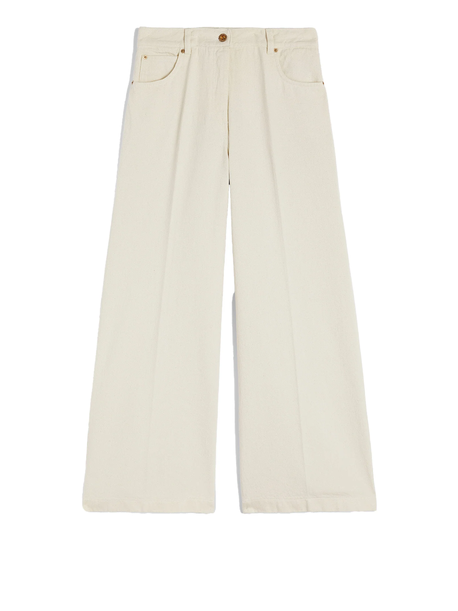 ASPESI DENIM WIDE LEG PANTS