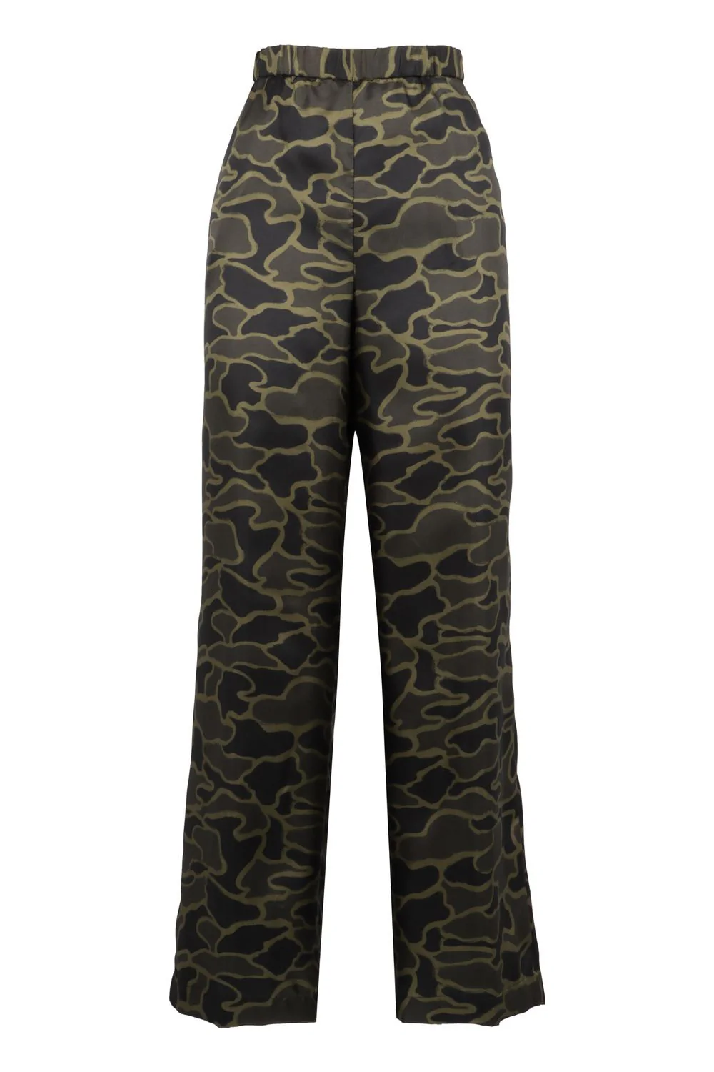 ASPESI Printed Silk Pants