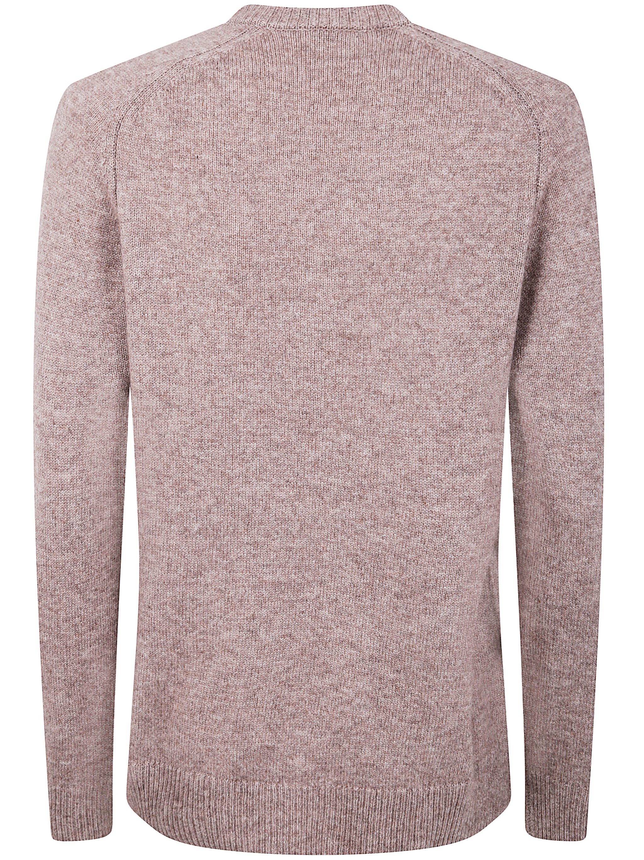 ASPESI Regular Fit Wool-Yak-Cashmere Blend V-Neck Sweater - Image 6