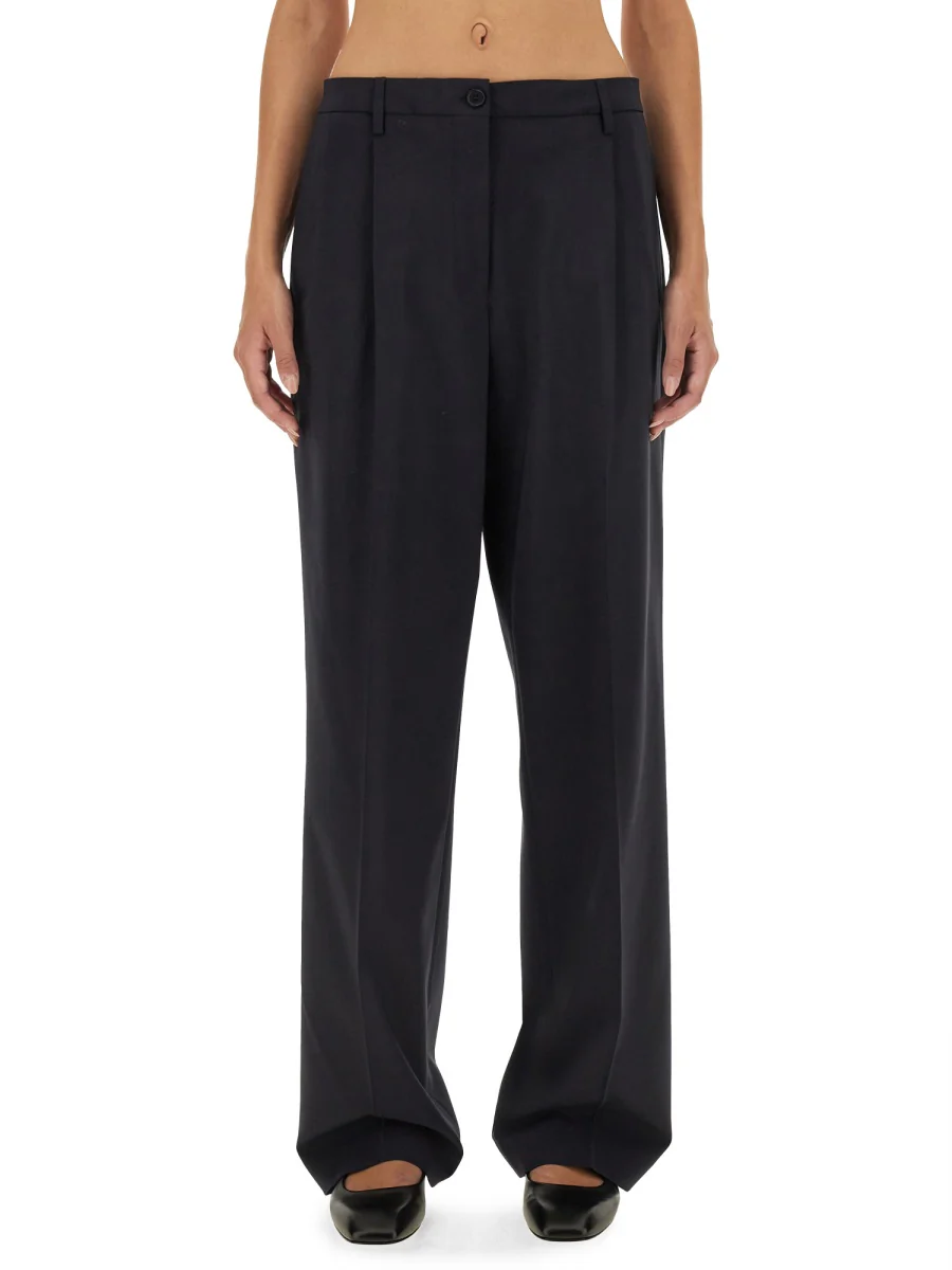 ASPESI Virgin Wool Blend Stretch Pants