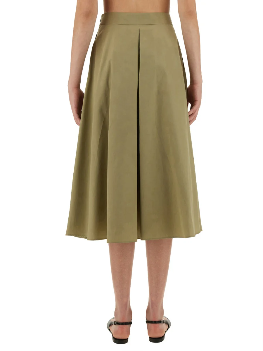 Aspesi Wide Fit Cotton Skirt - Size 40 IT - Image 3