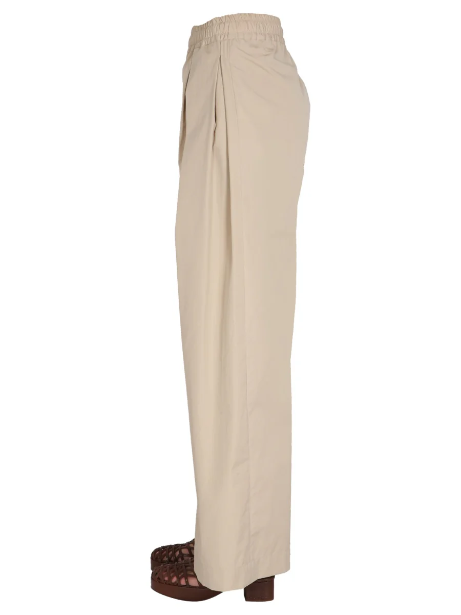 Aspesi Women's Elastic Waist Poplin Trousers - Image 3