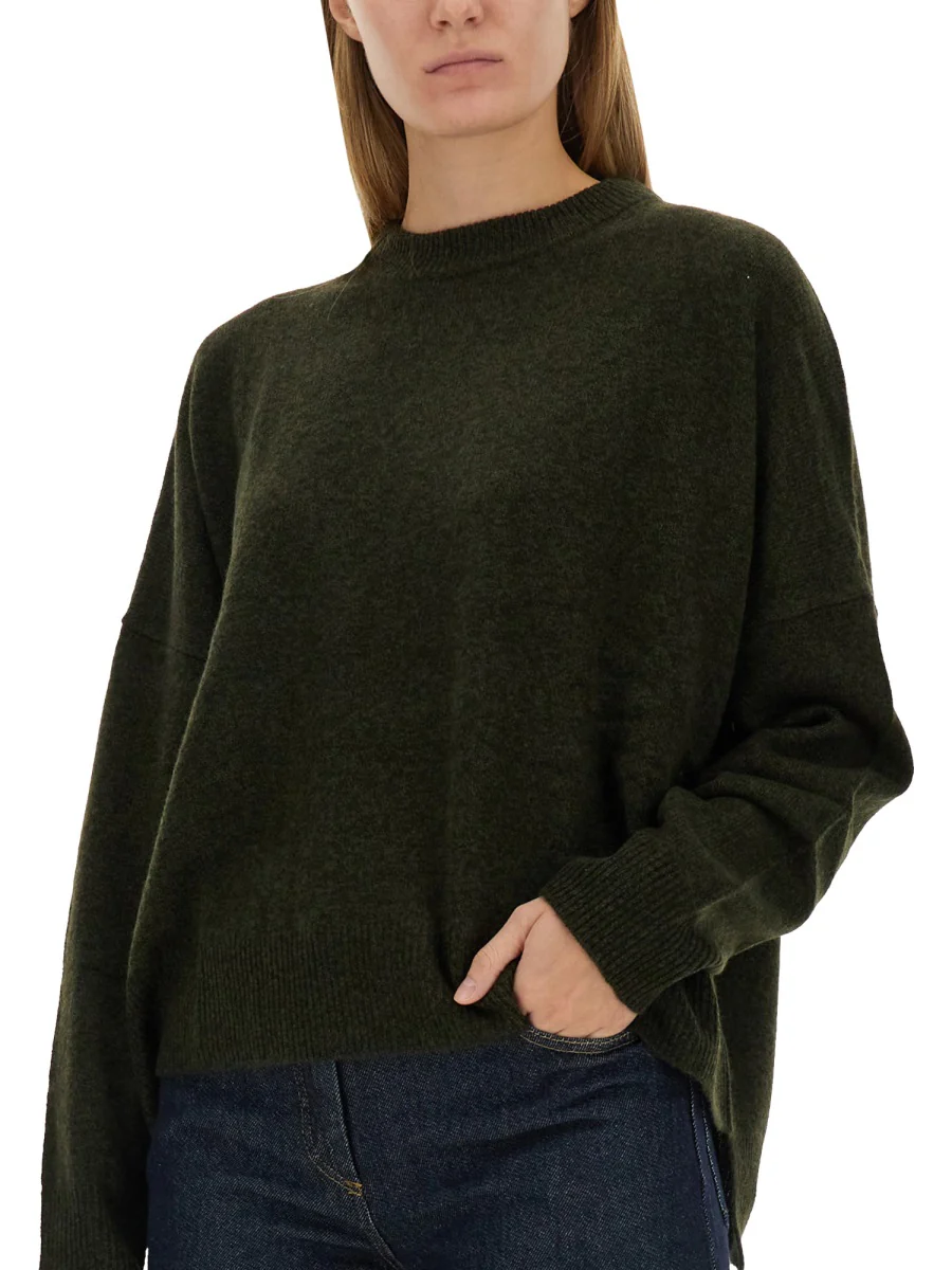 Aspesi Wool T-Shirt - Regular Fit, - Image 4