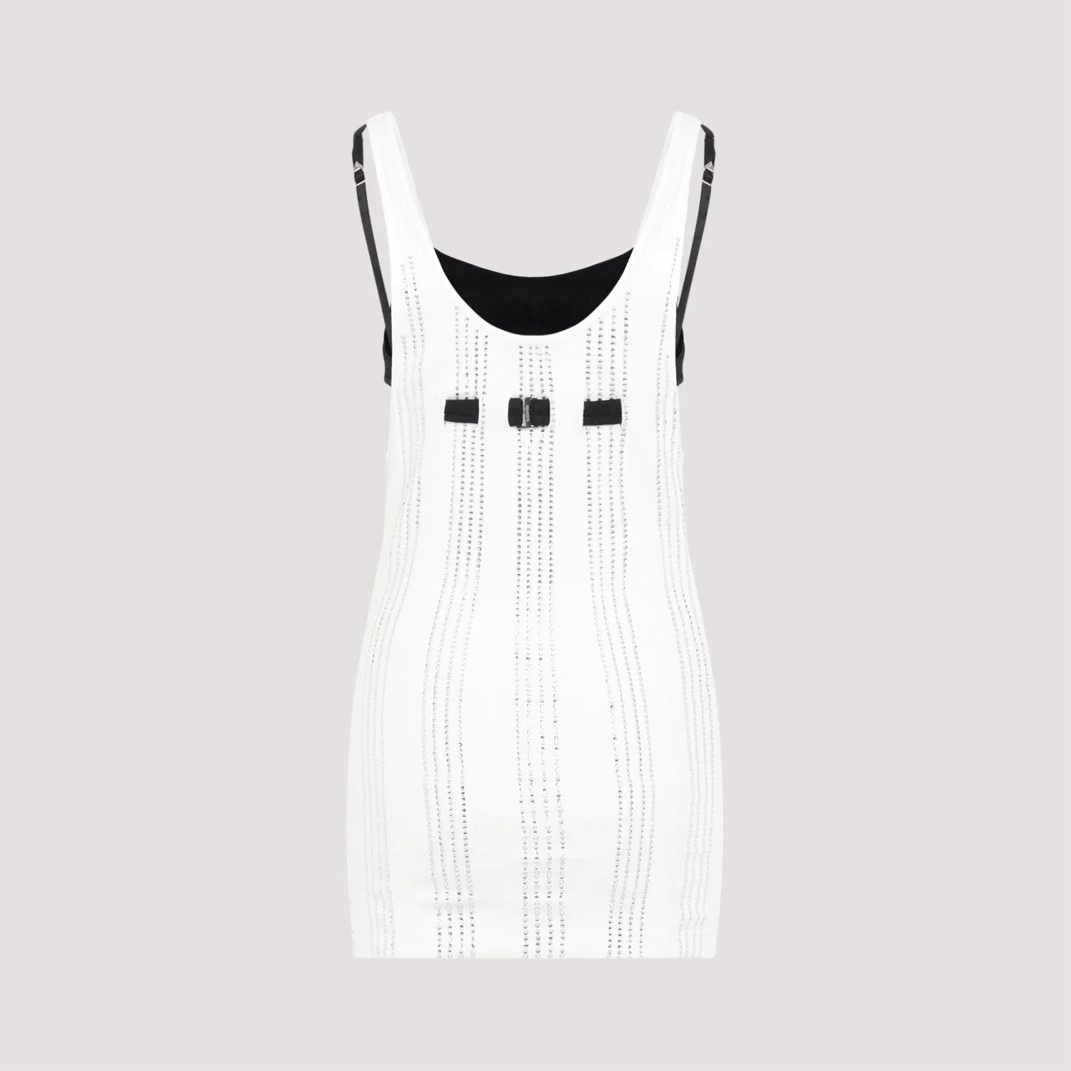 Attico Cotton Flat Ribbed Jersey Tank Top - Image 4