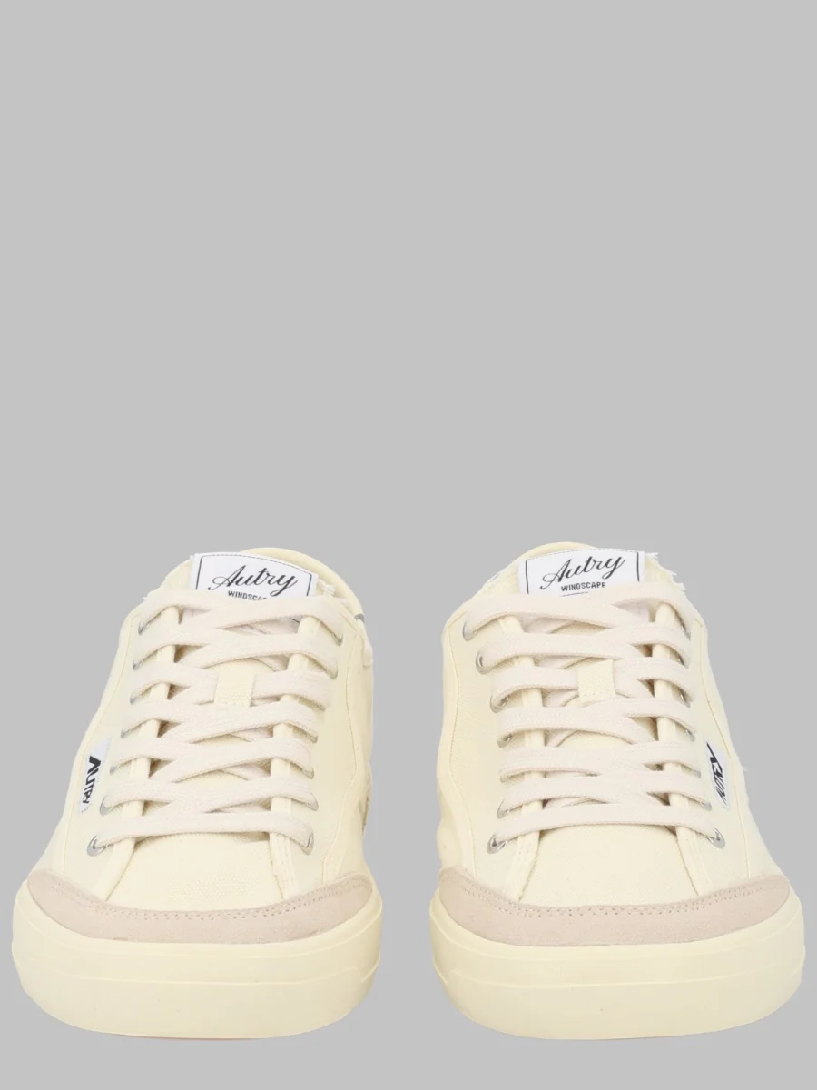 Autry Eco-Friendly Canvas and Suede Sneakers for Men