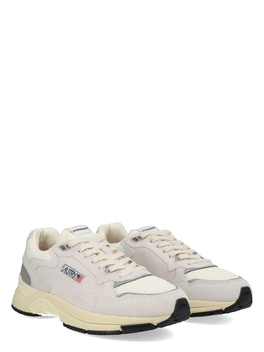 AUTRY Hyperway Leather-Trimmed Suede and Mesh Sneakers - Image 2