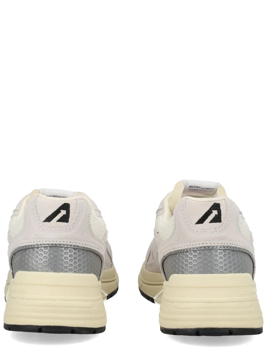 AUTRY Hyperway Leather-Trimmed Suede and Mesh Sneakers - Image 4