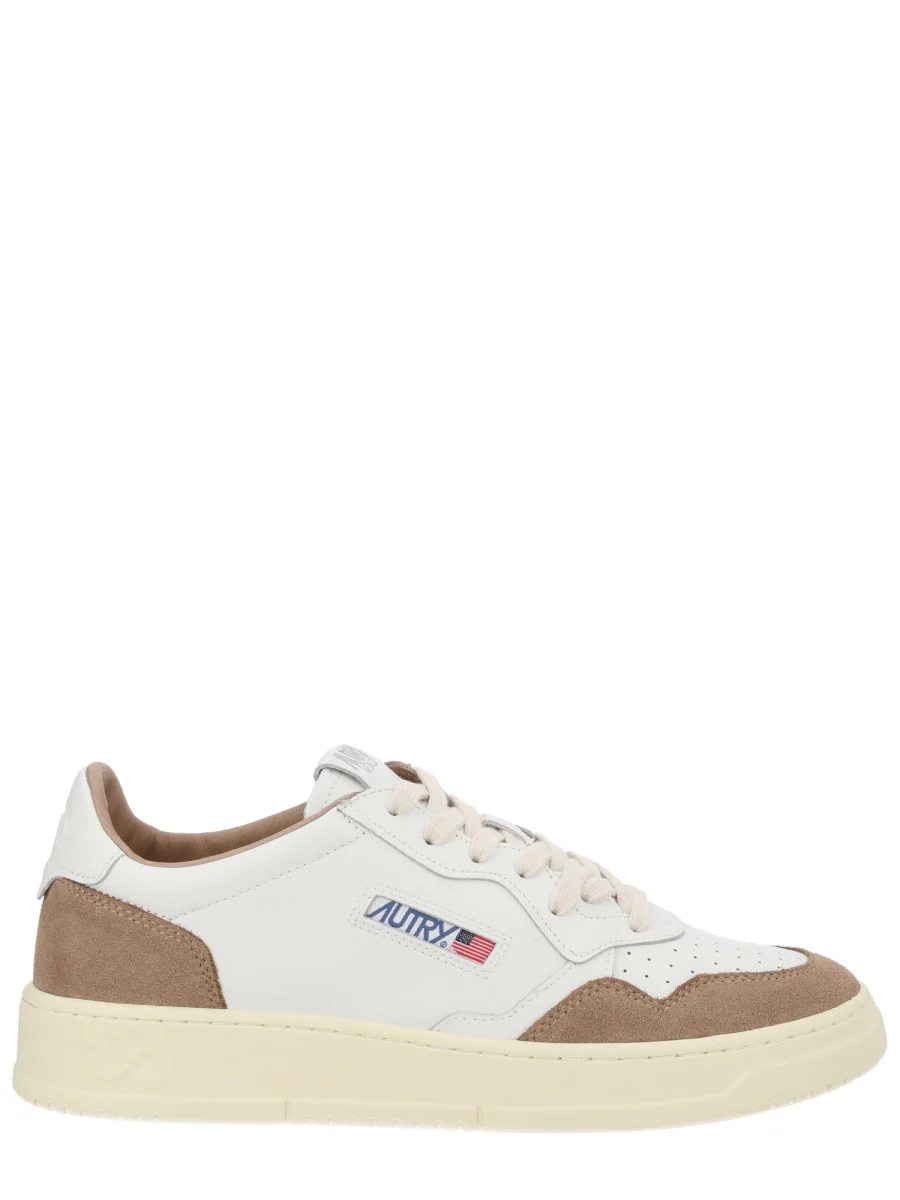 AUTRY Medalist Low Leather and Suede Sneakers