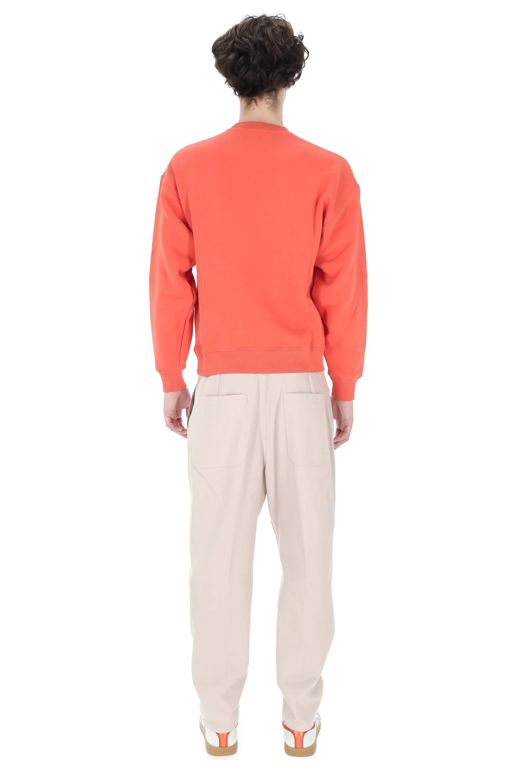 Autry Men's Classic Coral Red Sweater - Image 4