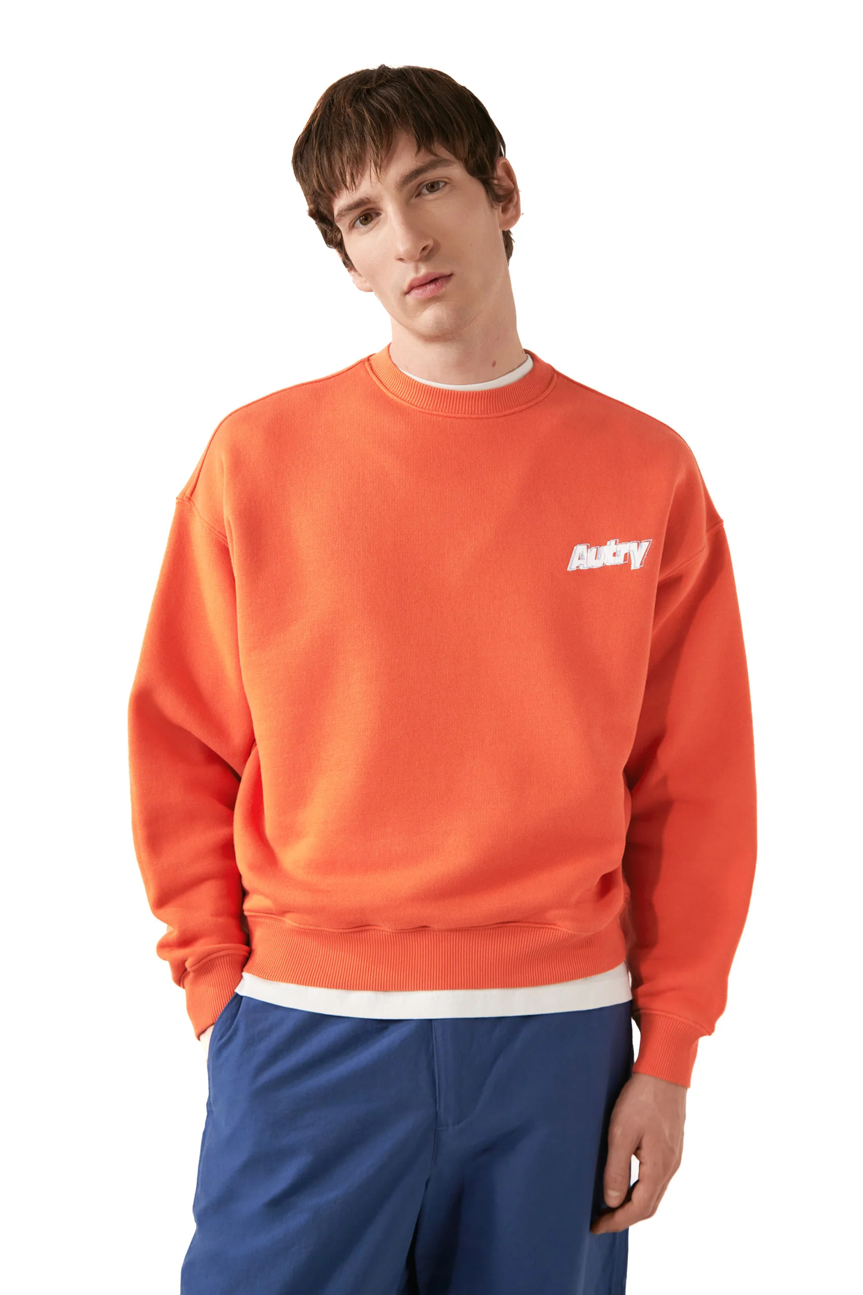 Autry Men's Classic Coral Red Sweater - Image 6