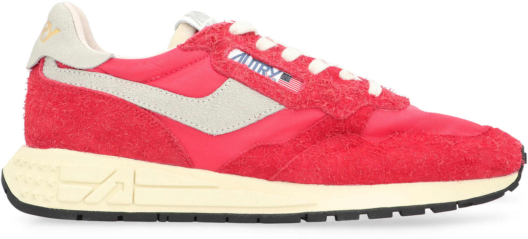 Autry Reelwind Low Sneakers in Nylon and Suede - Image 2