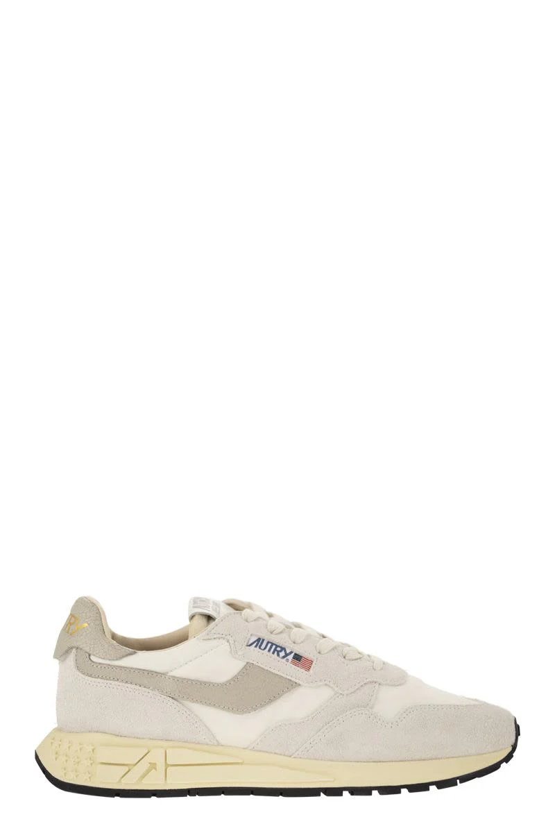 Autry Reelwind Low Suede and Shell Sneakers