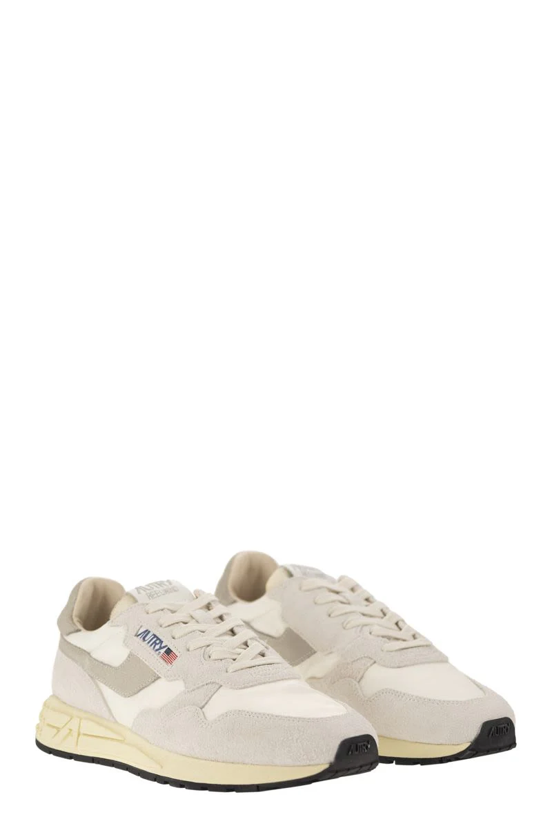 Autry Reelwind Low Suede and Shell Sneakers - Image 4