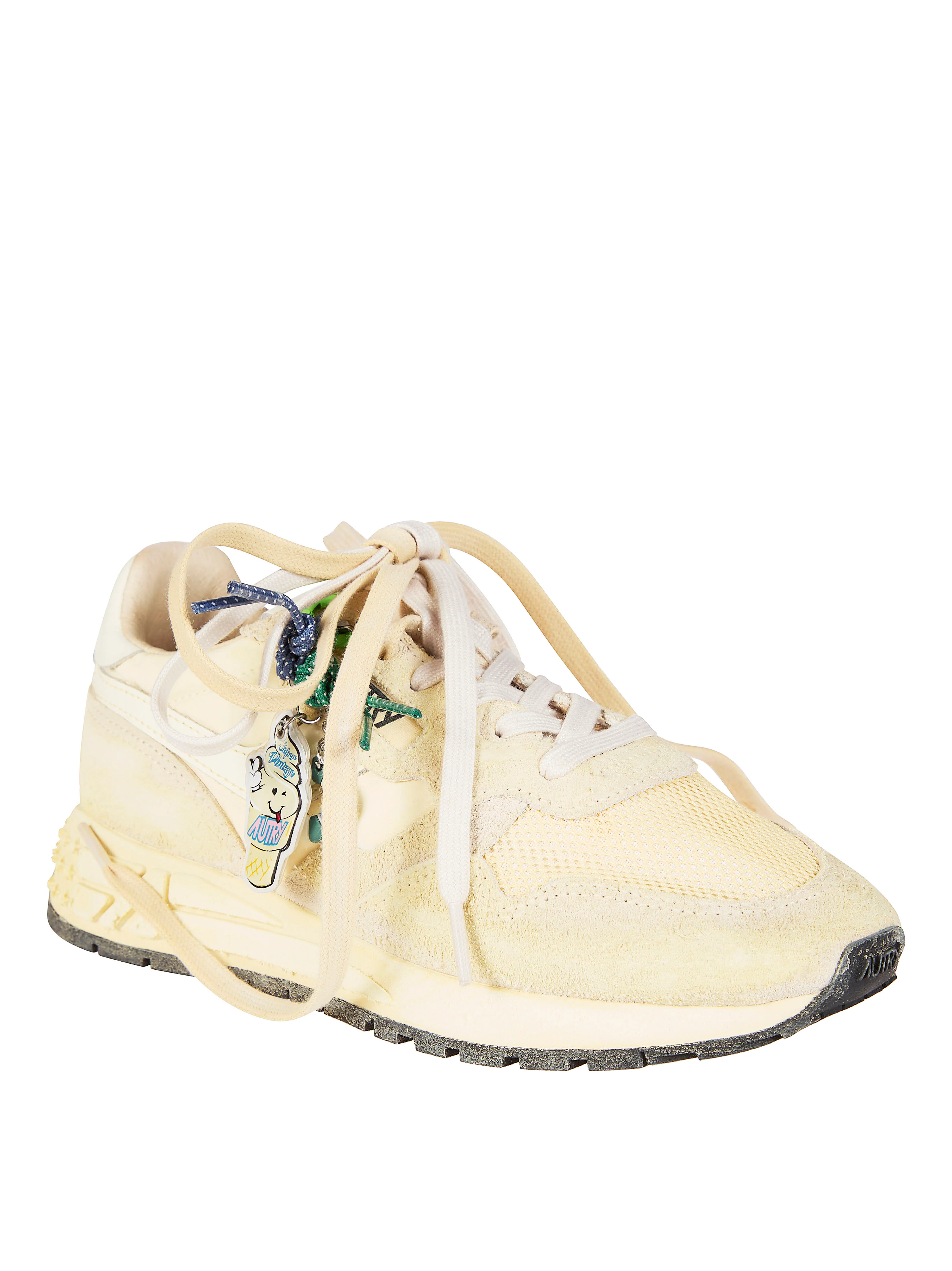 Autry Reelwind Super Vintage Sneakers in Nylon and Suede - Image 2