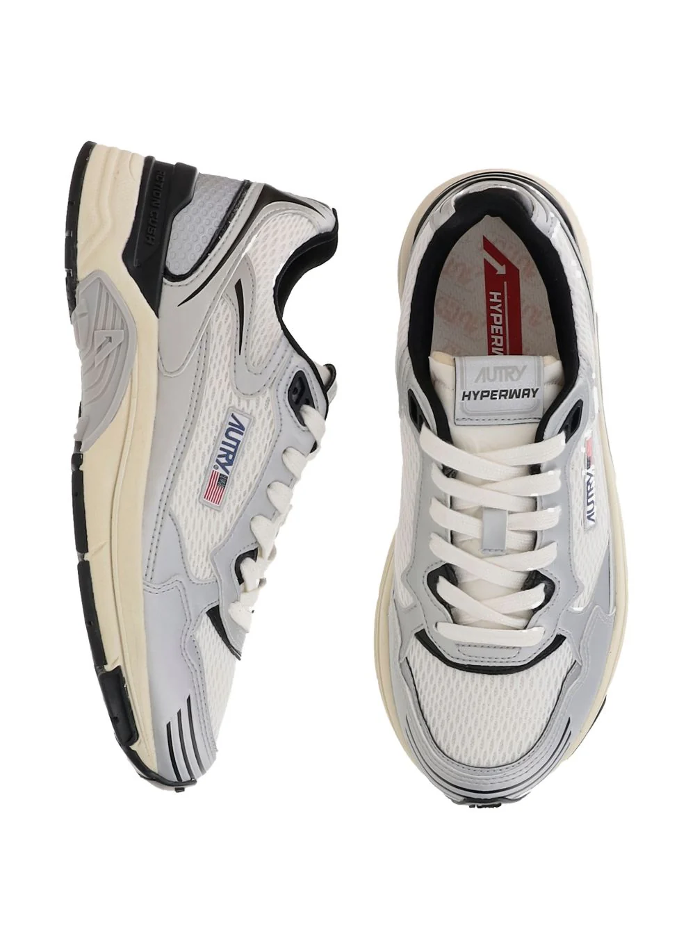 Autry Stylish Mesh Sneakers with Raised Insole - 3.5 cm Sole Height - Image 4