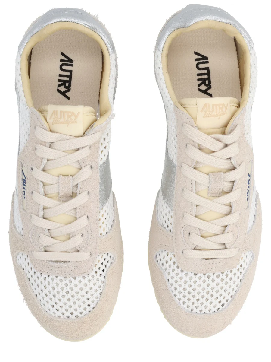 AUTRY Windspin Two-tone Calf Hair Sneakers - Image 5