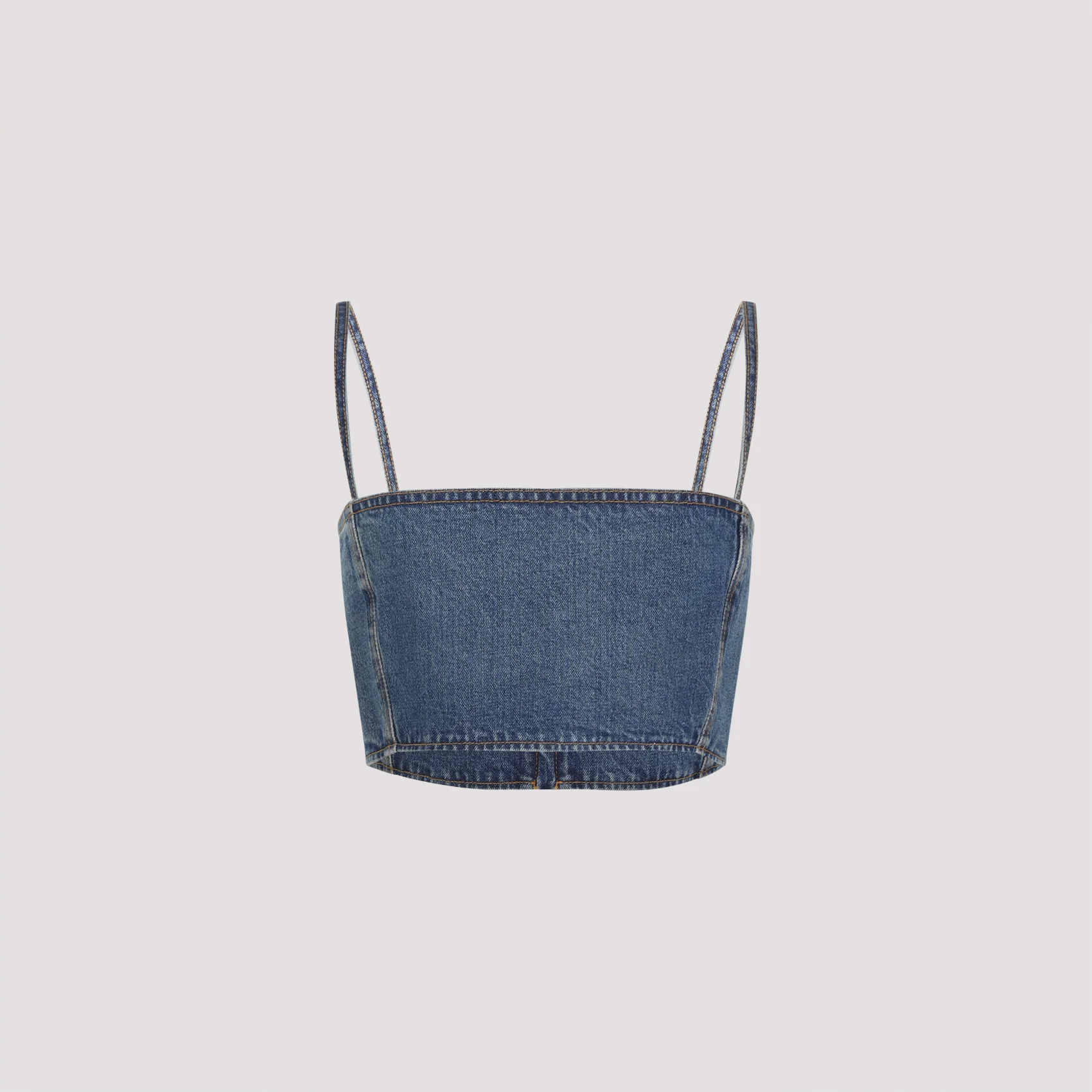 Azzedine Alaïa Elegant Cotton Bustier Top